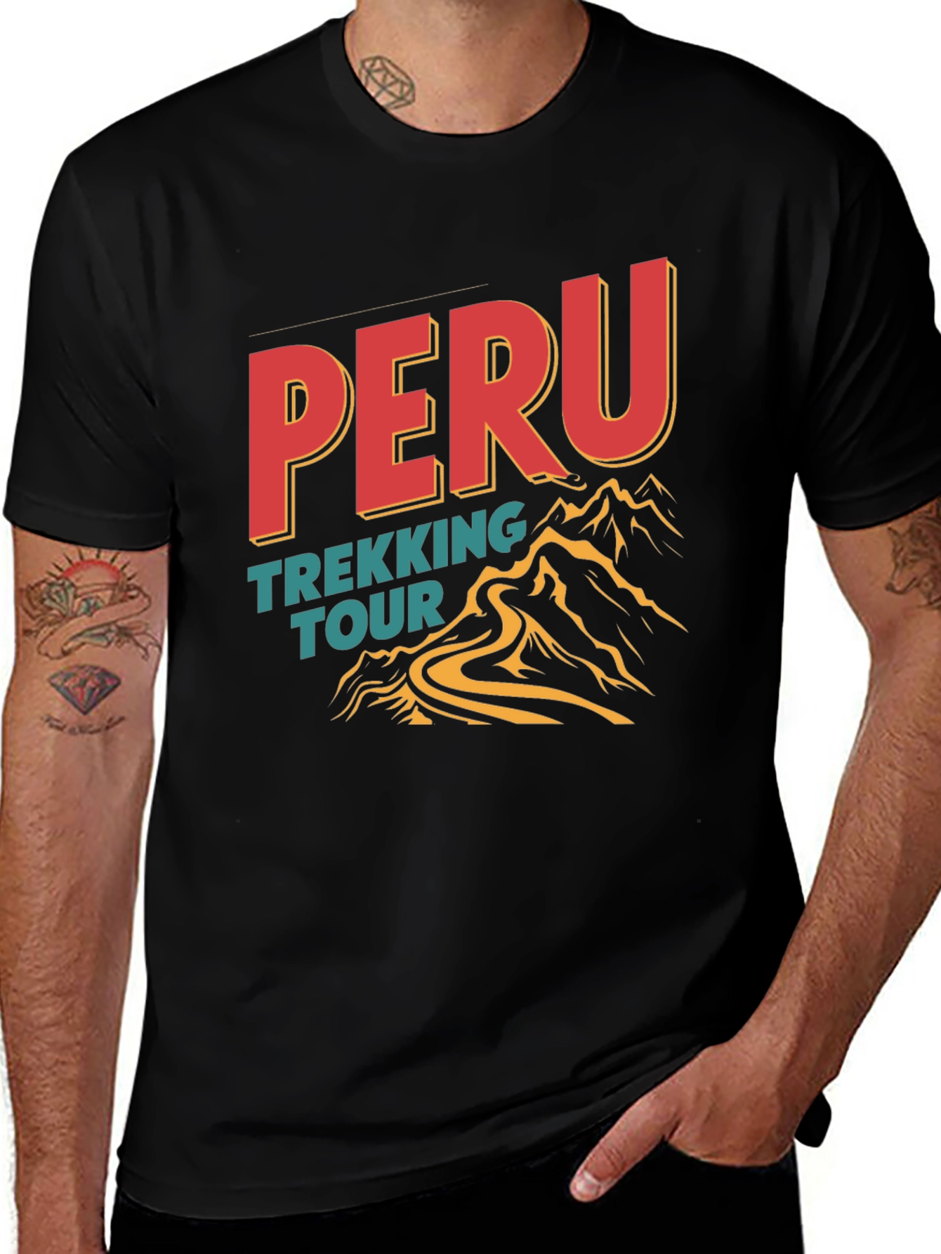 Peru Trekking Tour Graphic T-Shirt
