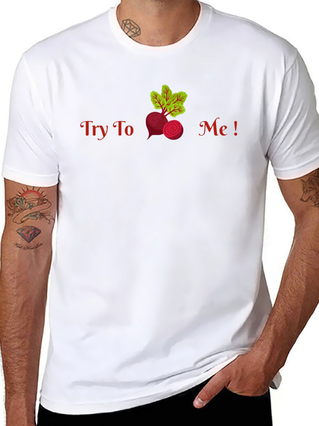 Try To Beet Me! Funny T-Shirt