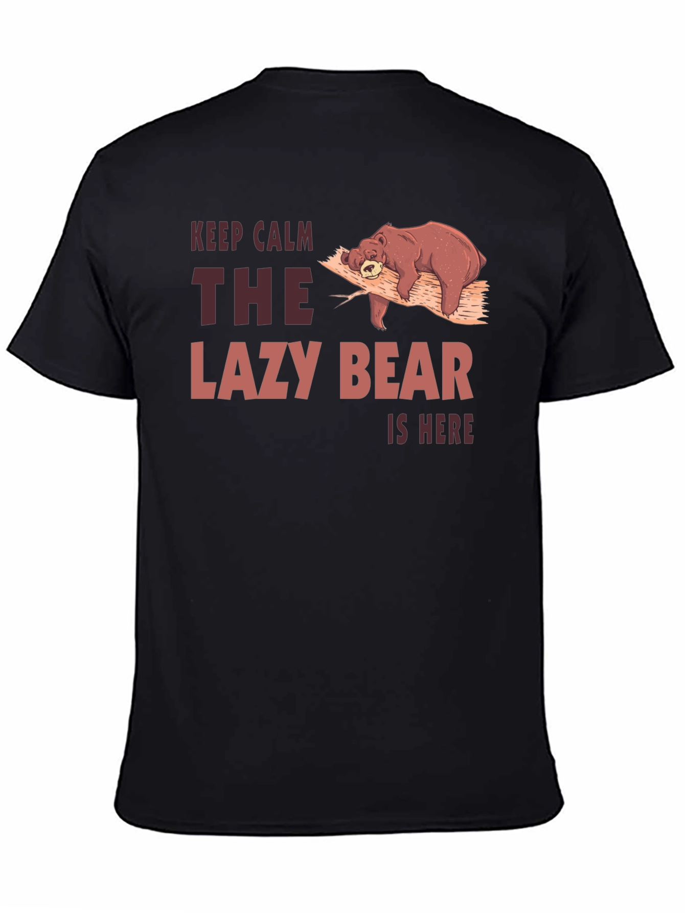 Lazy Bear Graphic Tee - Keep Calm T-Shirt