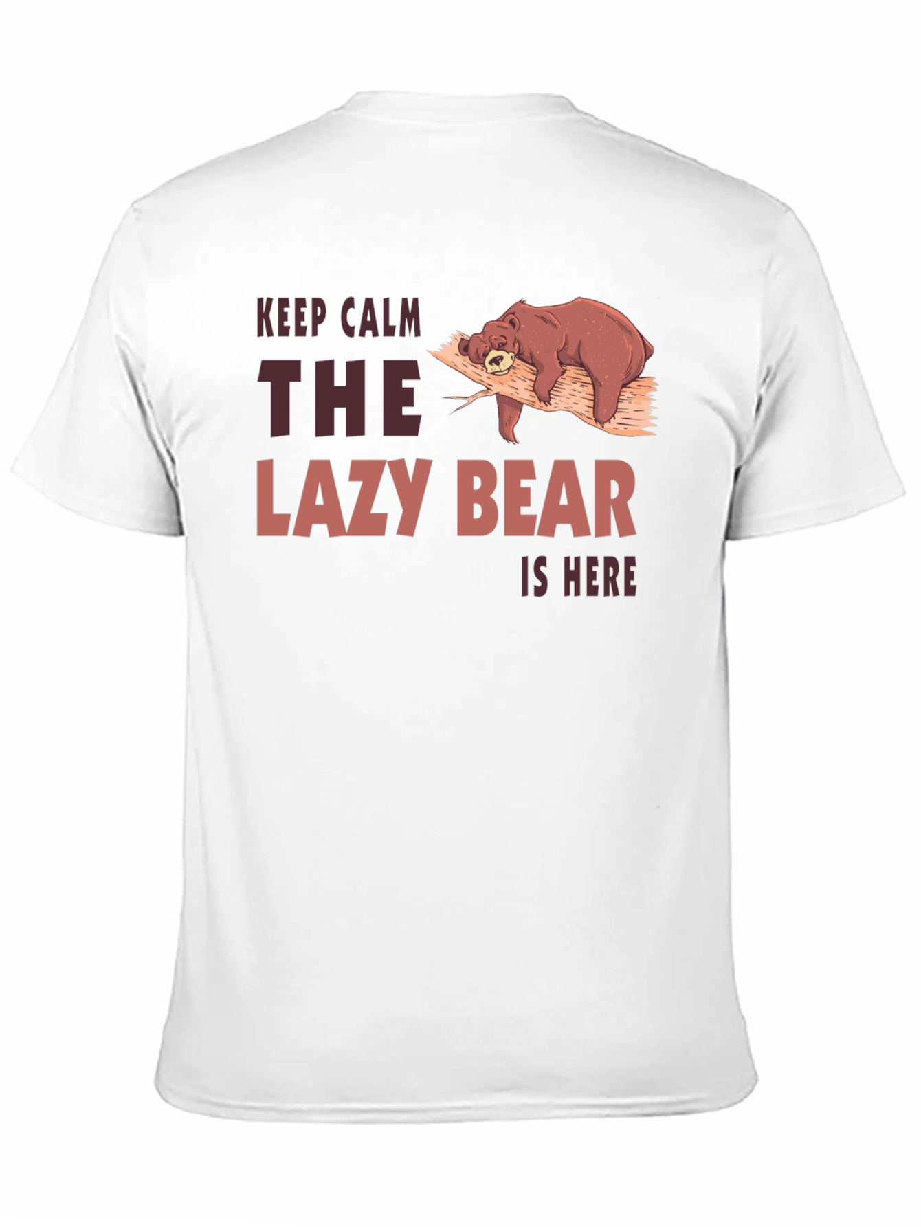 Lazy Bear Graphic Tee - Keep Calm T-Shirt