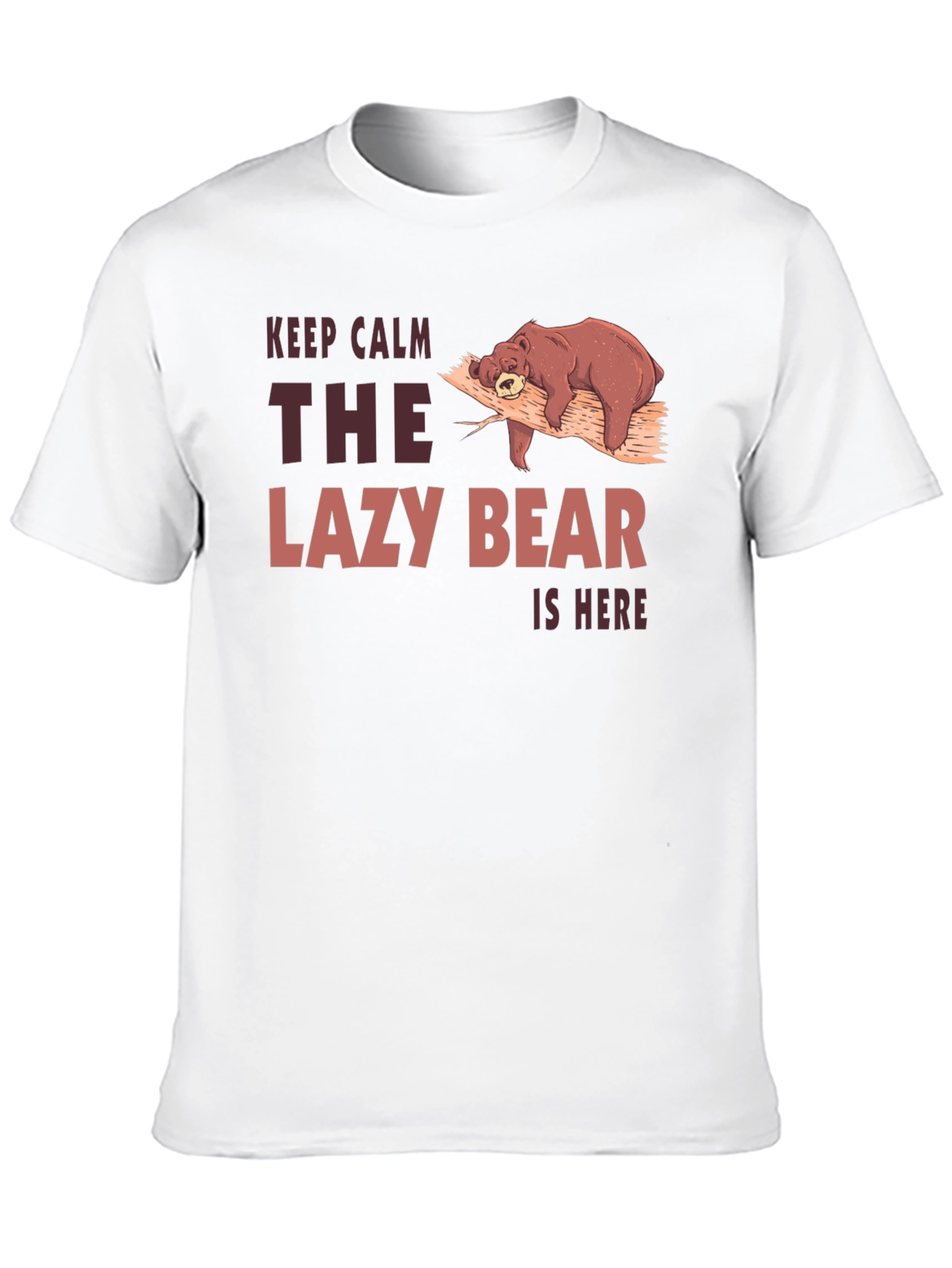 Lazy Bear Graphic Tee - Keep Calm T-Shirt