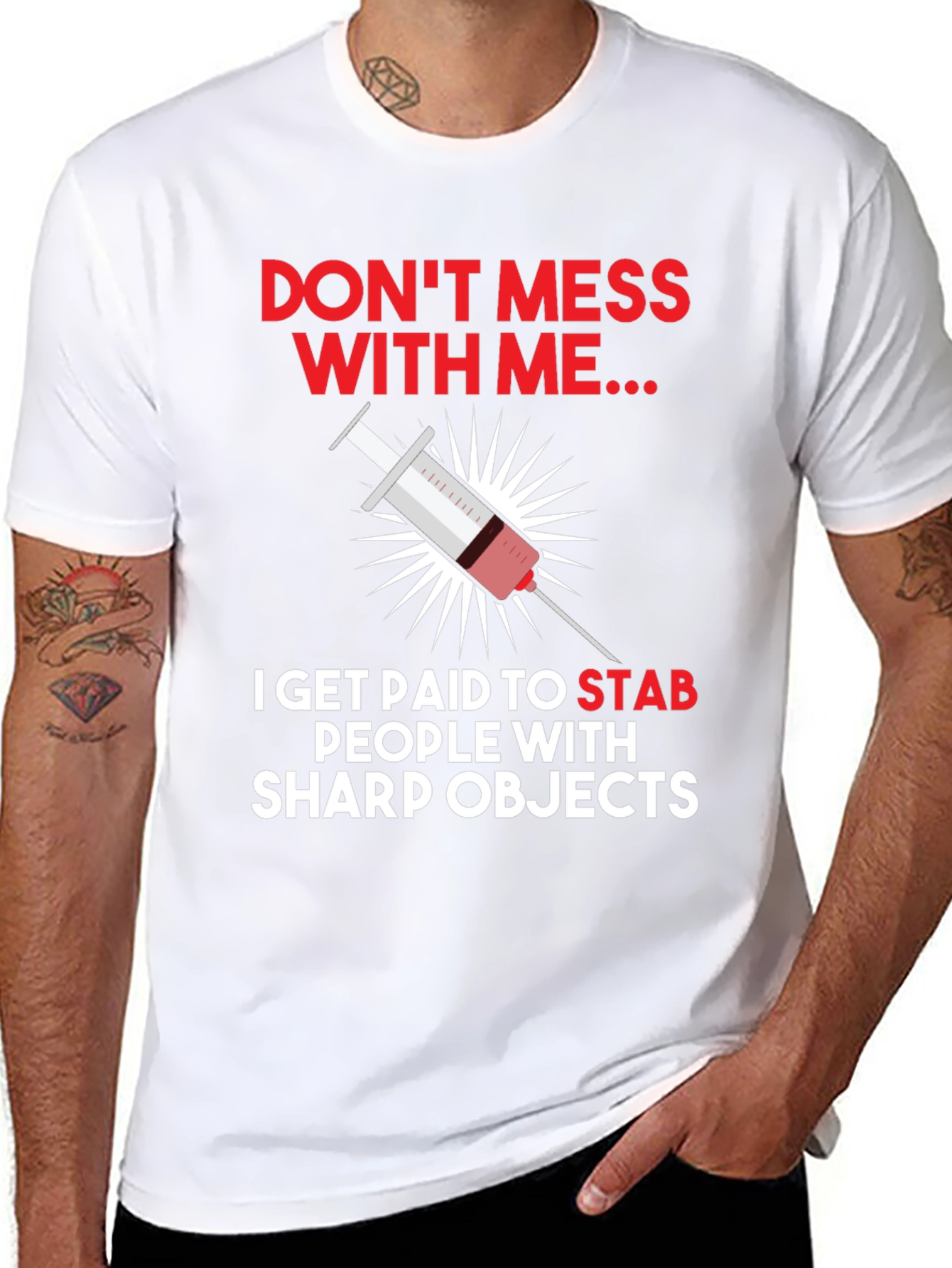 Dont Mess With Me Nurse T-Shirt