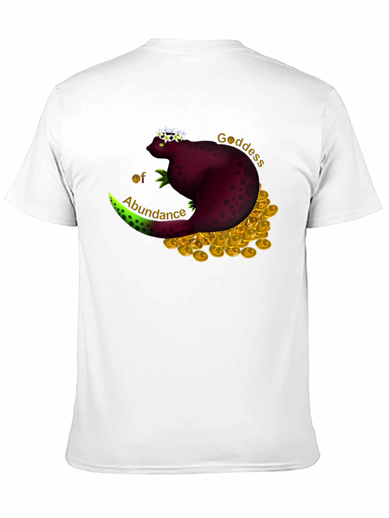 Goddess of Abundance Unisex T-Shirt - Black