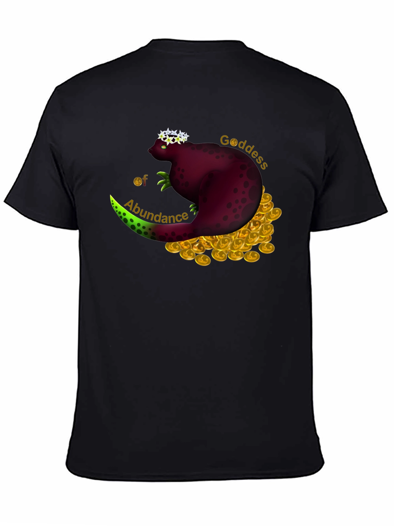 Goddess of Abundance Unisex T-Shirt - Black