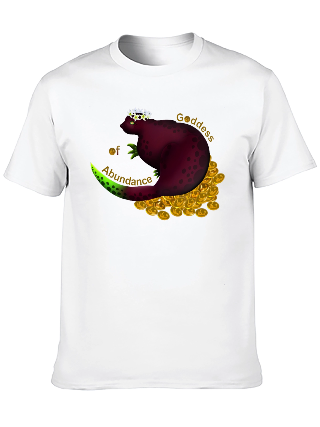Goddess of Abundance Unisex T-Shirt - Black