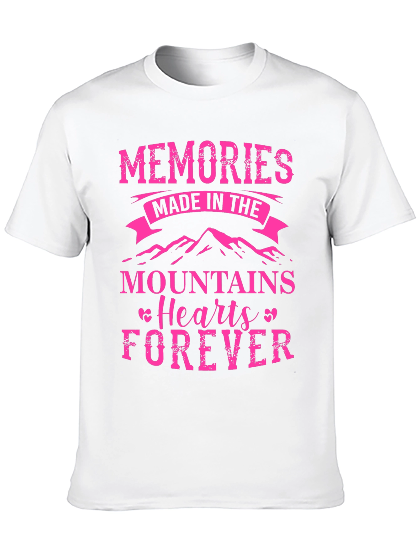 Mountains Hearts Forever Graphic Tee
