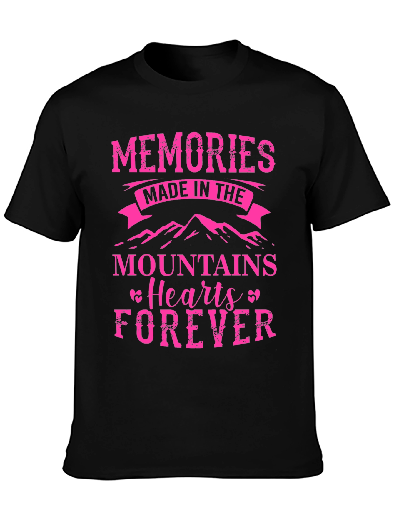 Mountains Hearts Forever Graphic Tee