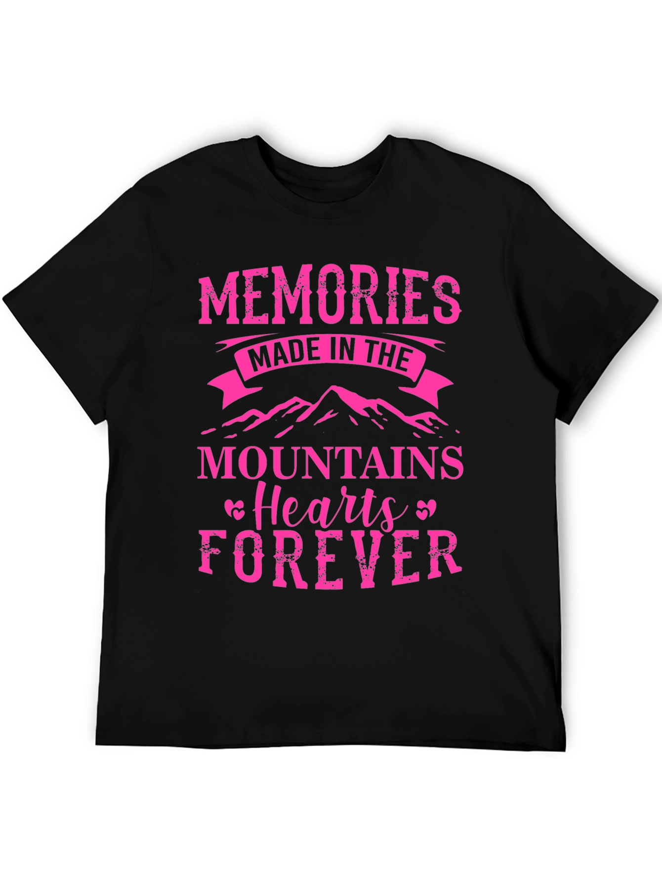 Mountains Hearts Forever Graphic Tee