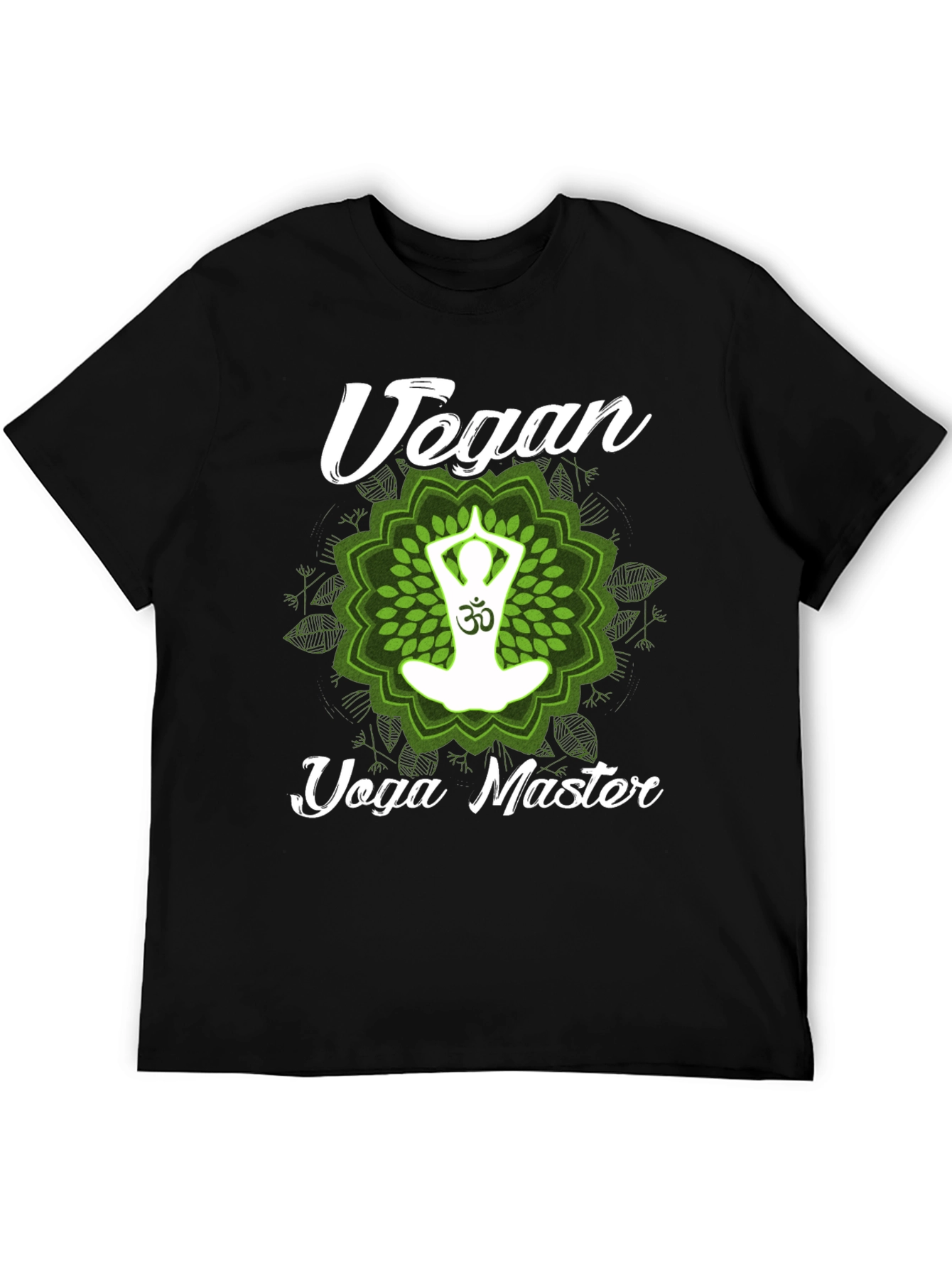 Vegan Yoga Master T-Shirt - Black