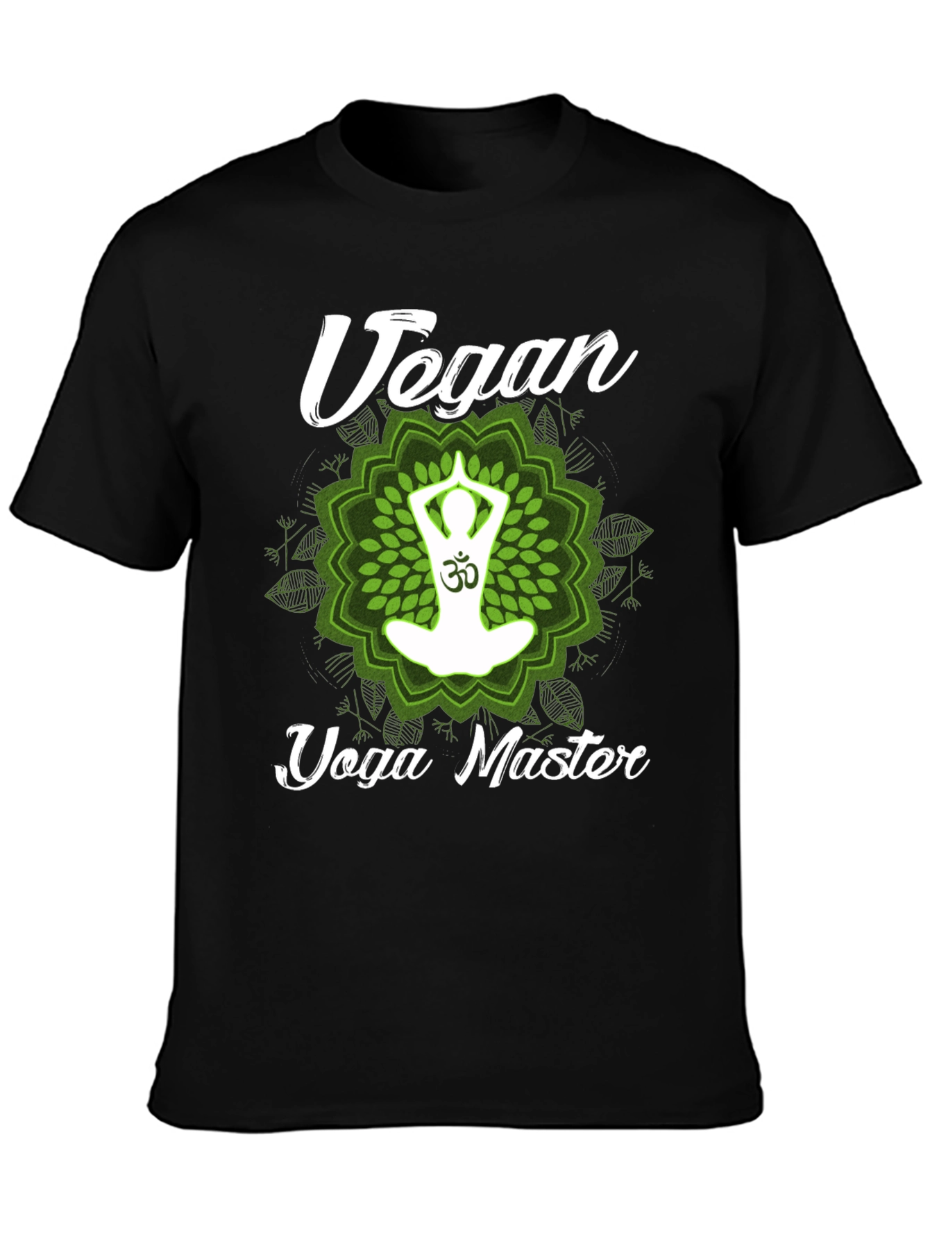 Vegan Yoga Master T-Shirt - Black