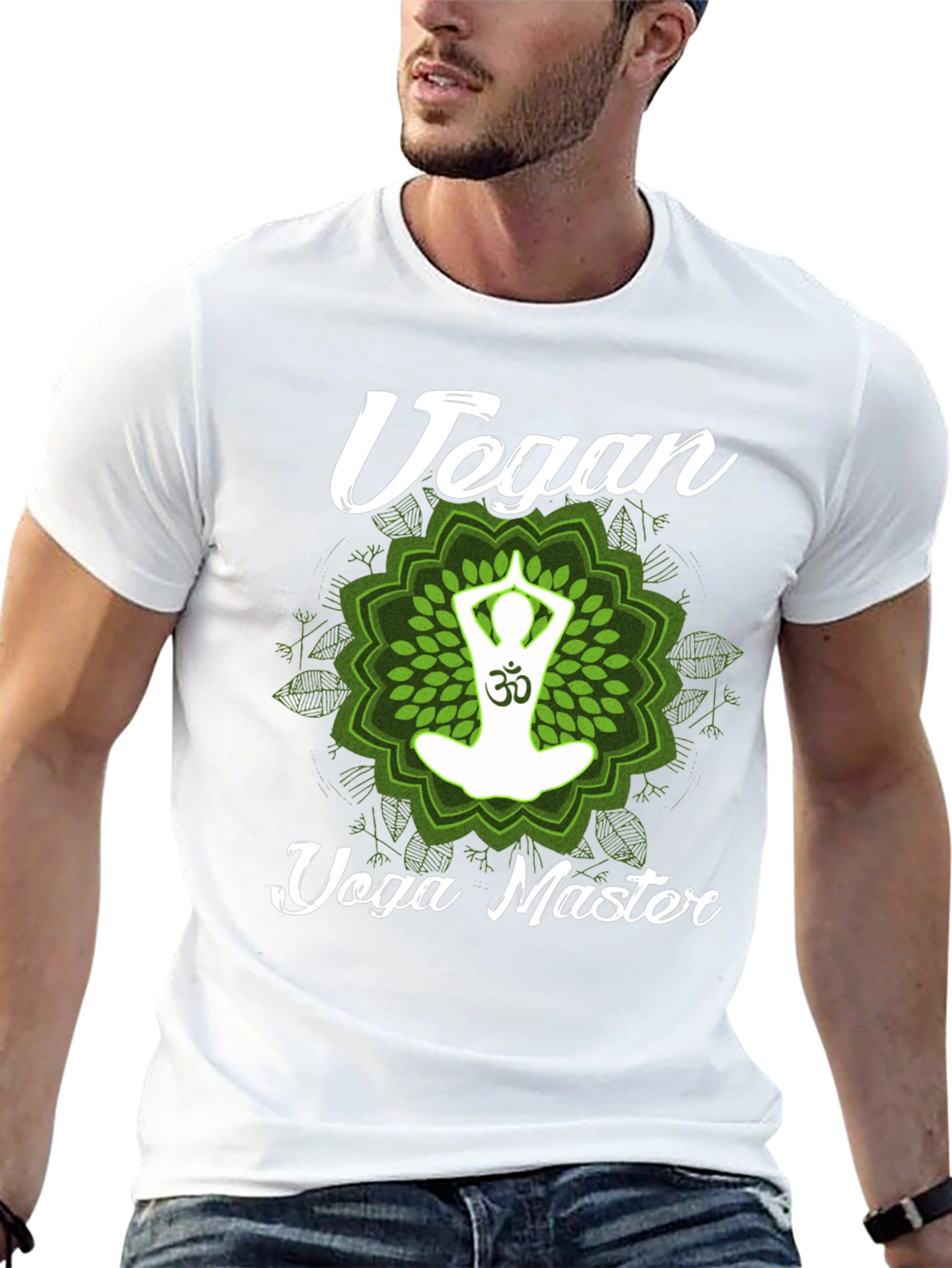 Vegan Yoga Master T-Shirt - Black