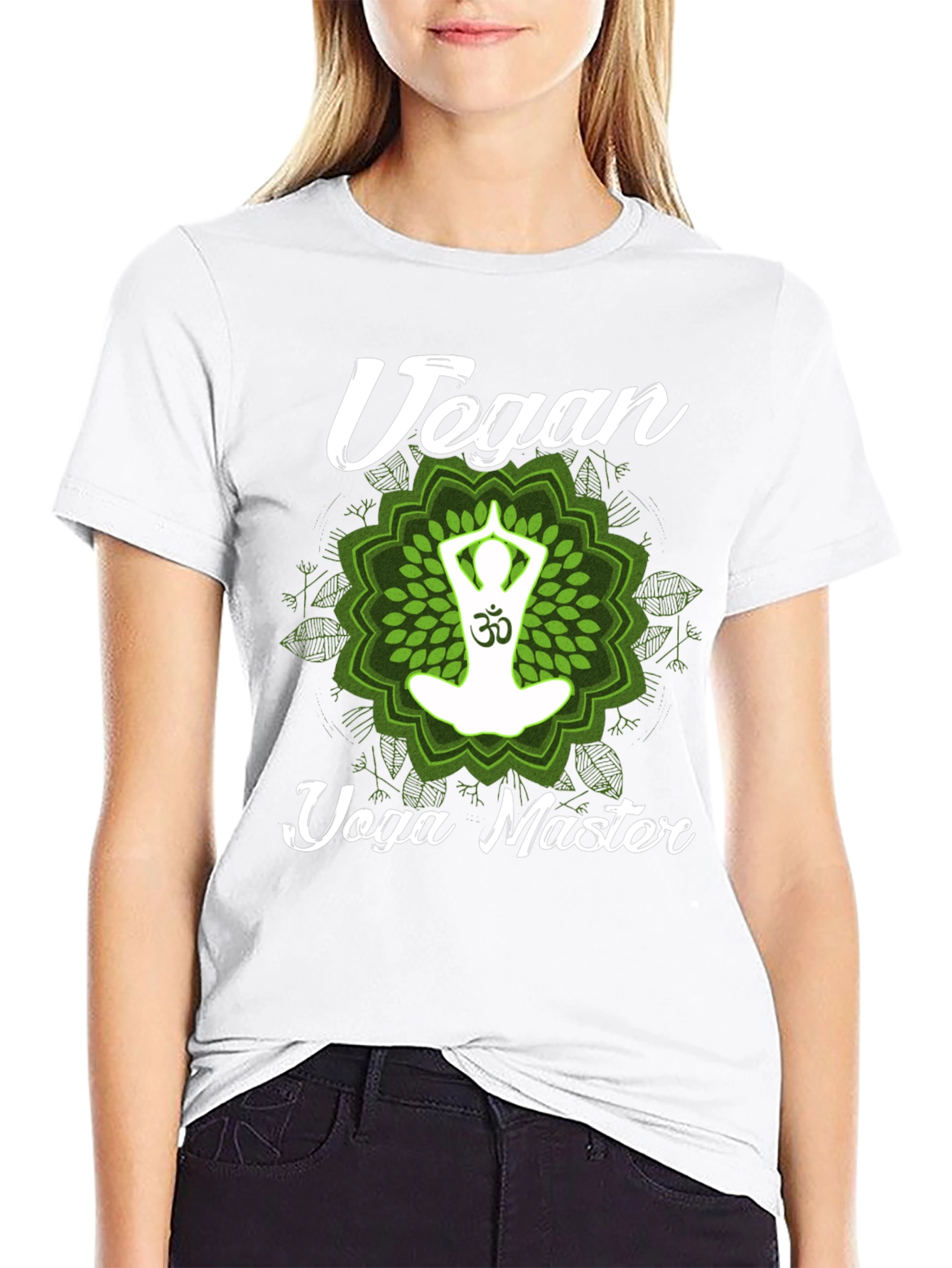 Vegan Yoga Master T-Shirt - Black