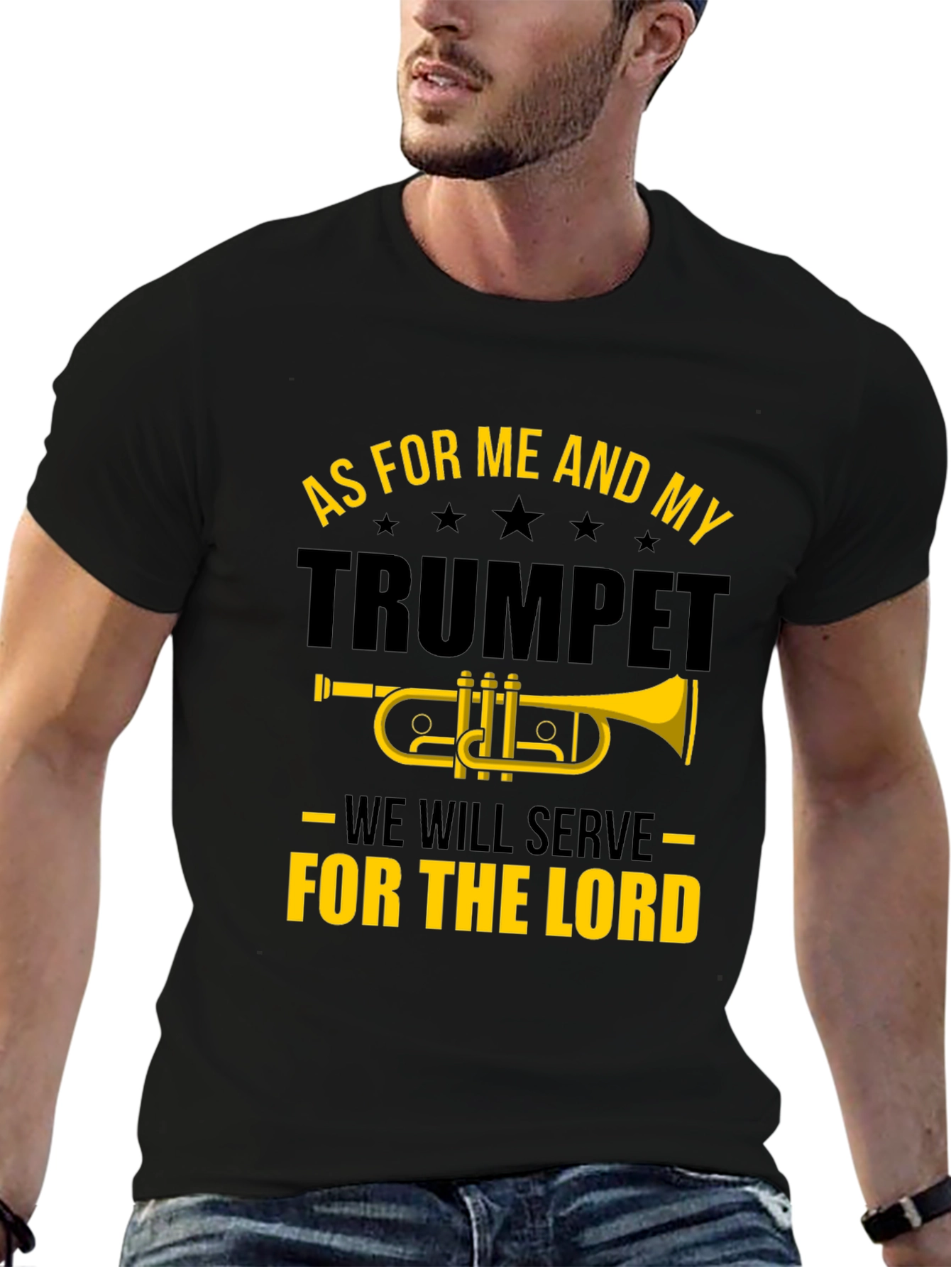 Trumpet and Lord Graphic T-Shirt