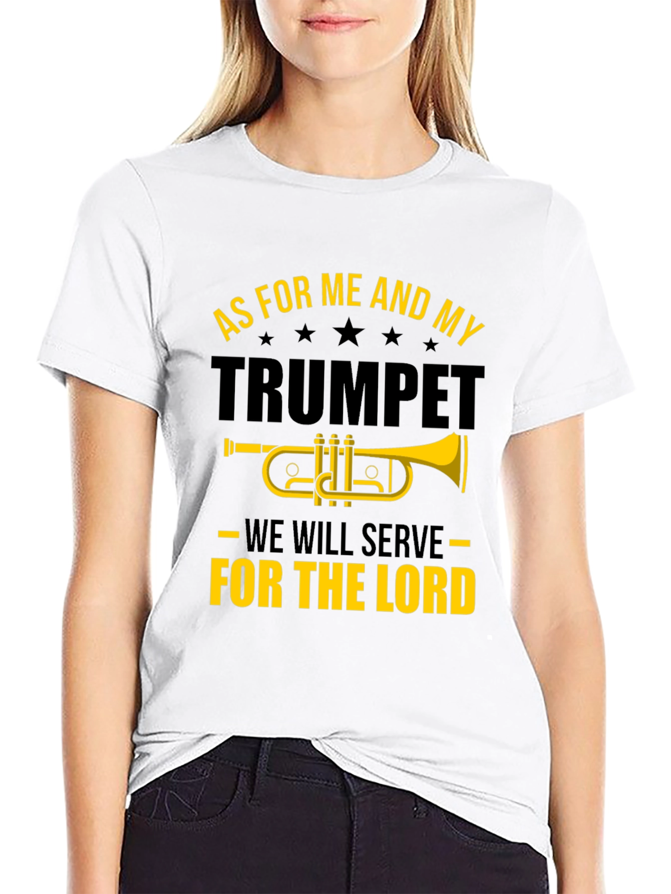 Trumpet and Lord Graphic T-Shirt