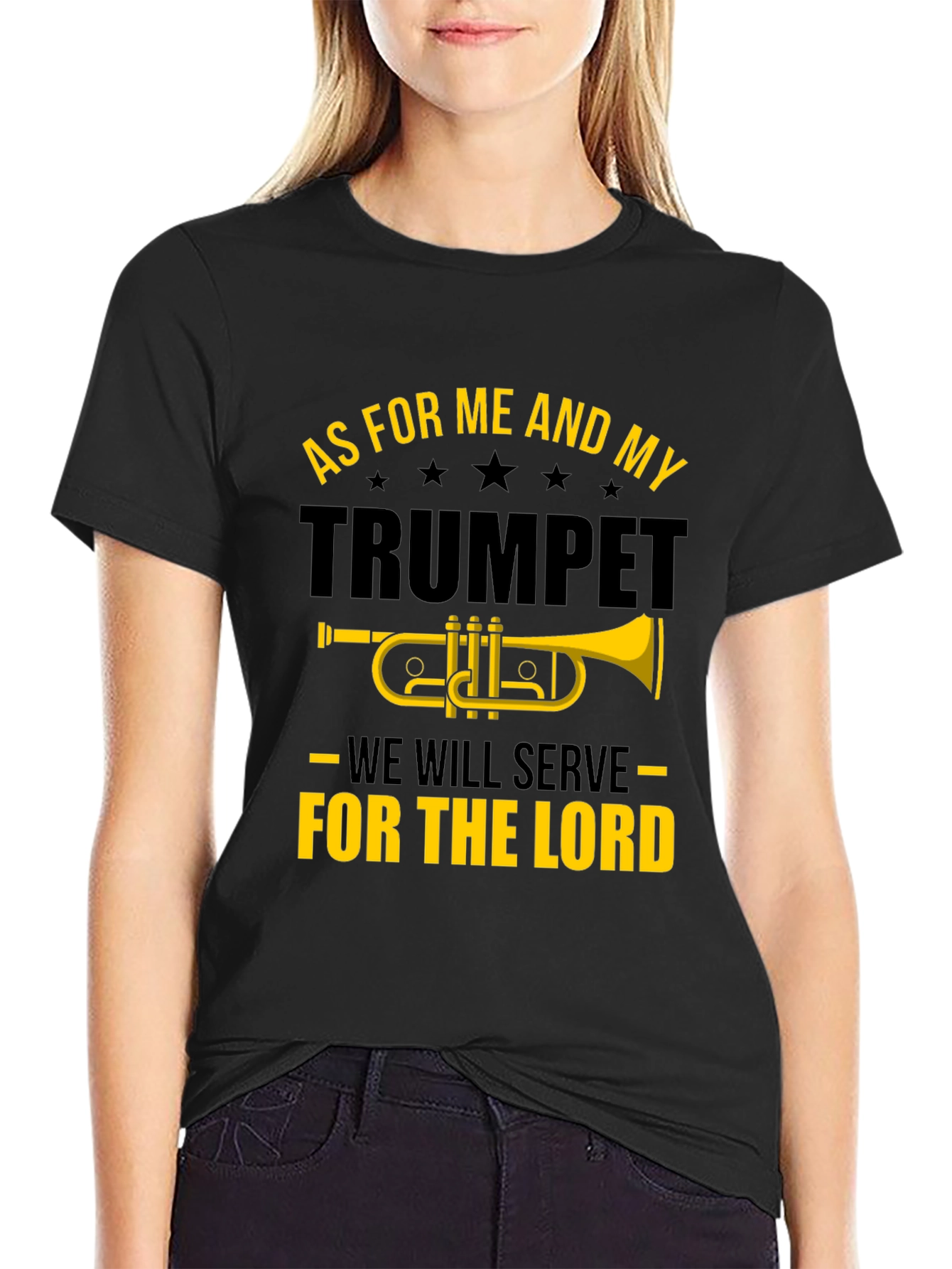 Trumpet and Lord Graphic T-Shirt
