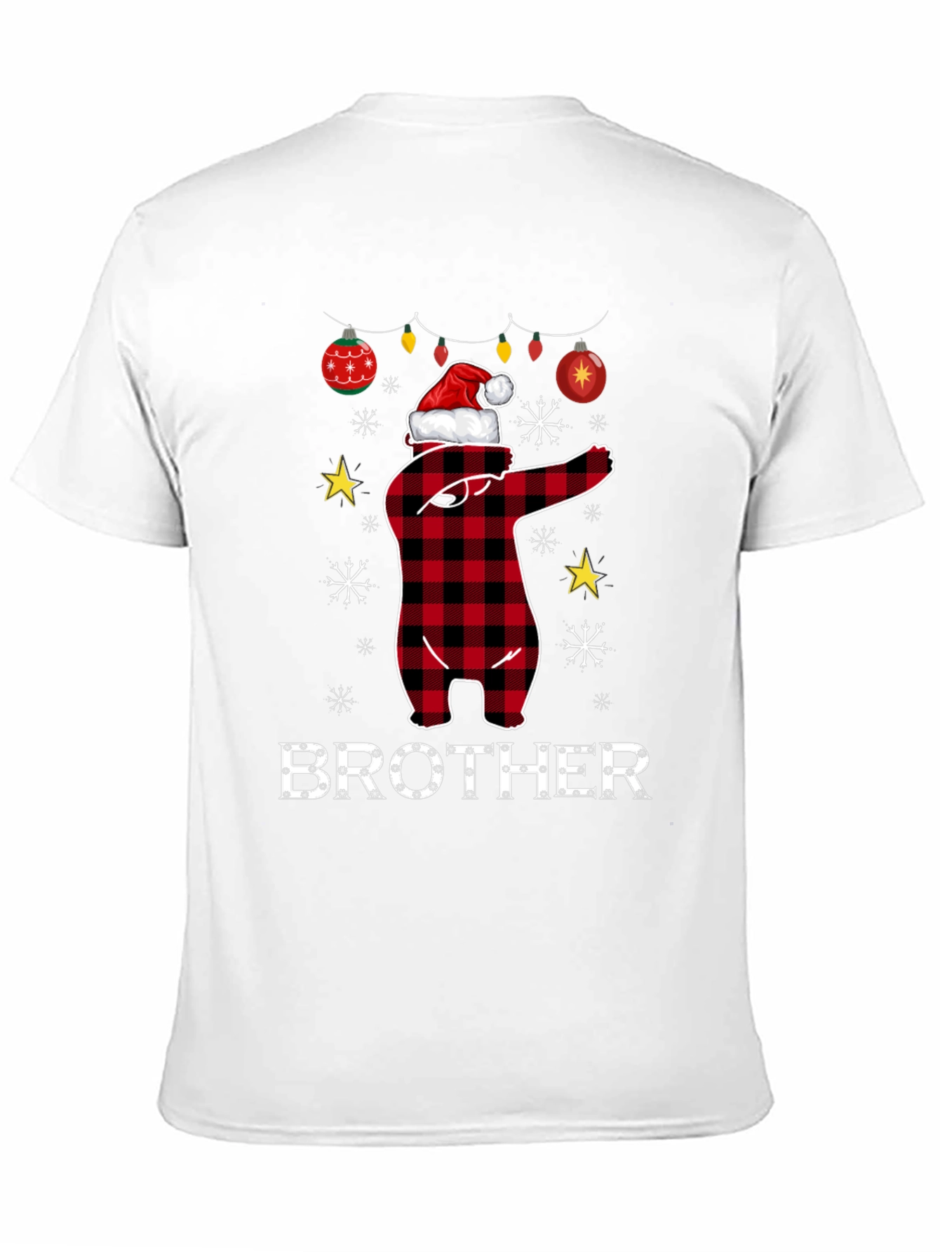Brother Christmas Bear Dab T-Shirt