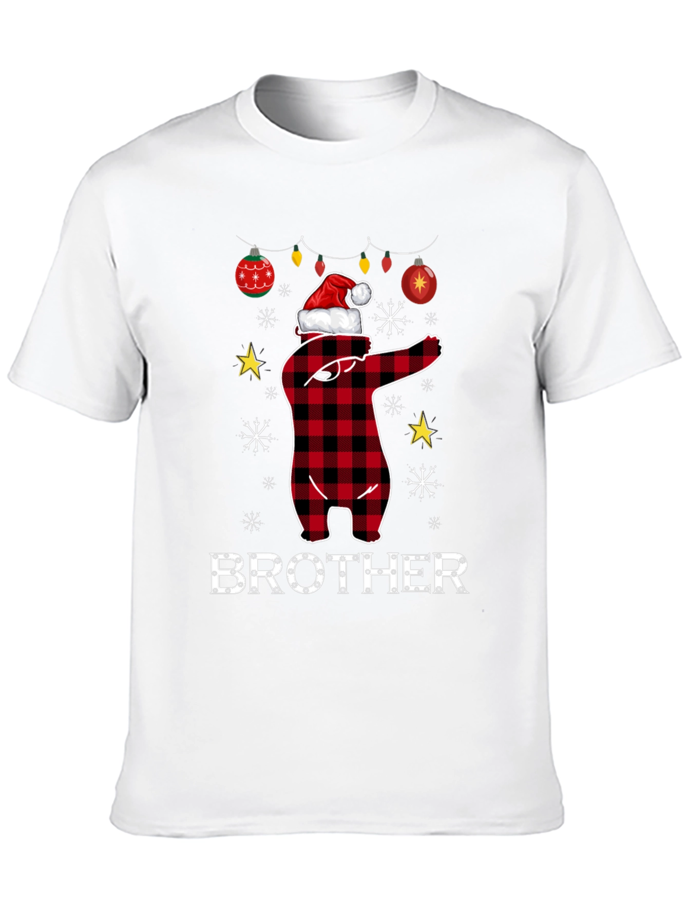 Brother Christmas Bear Dab T-Shirt