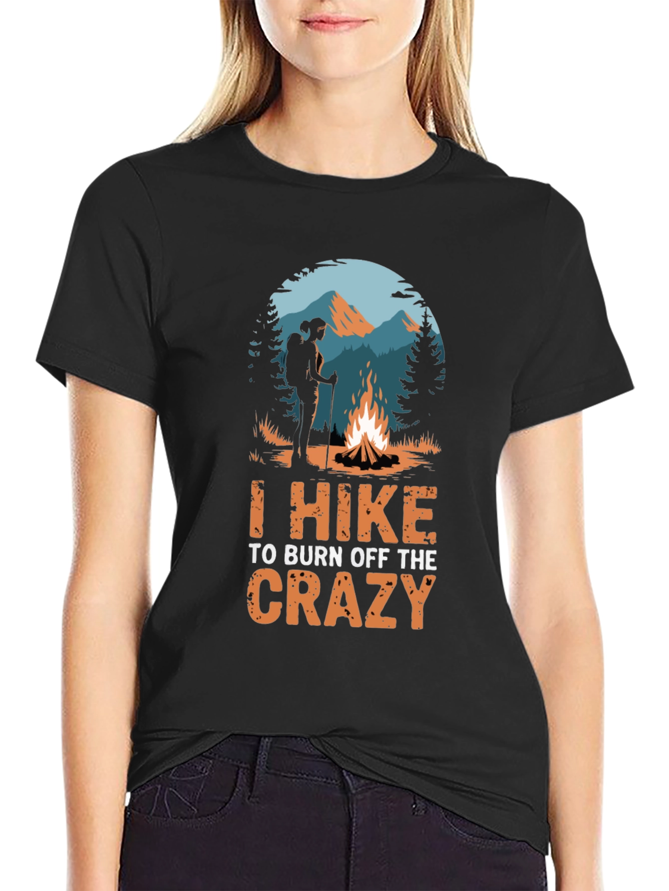 Hiking Lover T-Shirt - Burn Off The Crazy!