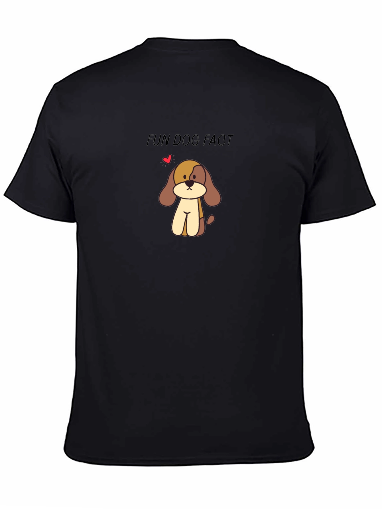 Fun Dog Fact T-Shirt - Casual Graphic Tee