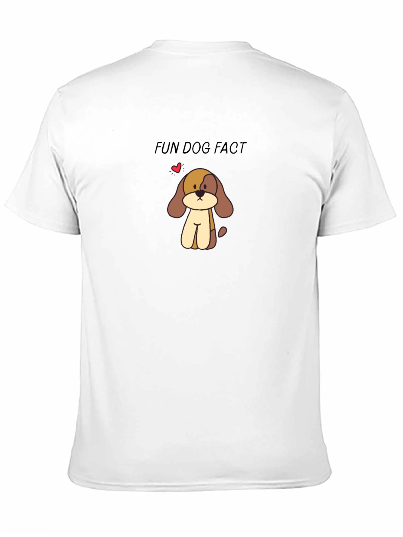 Fun Dog Fact T-Shirt - Casual Graphic Tee