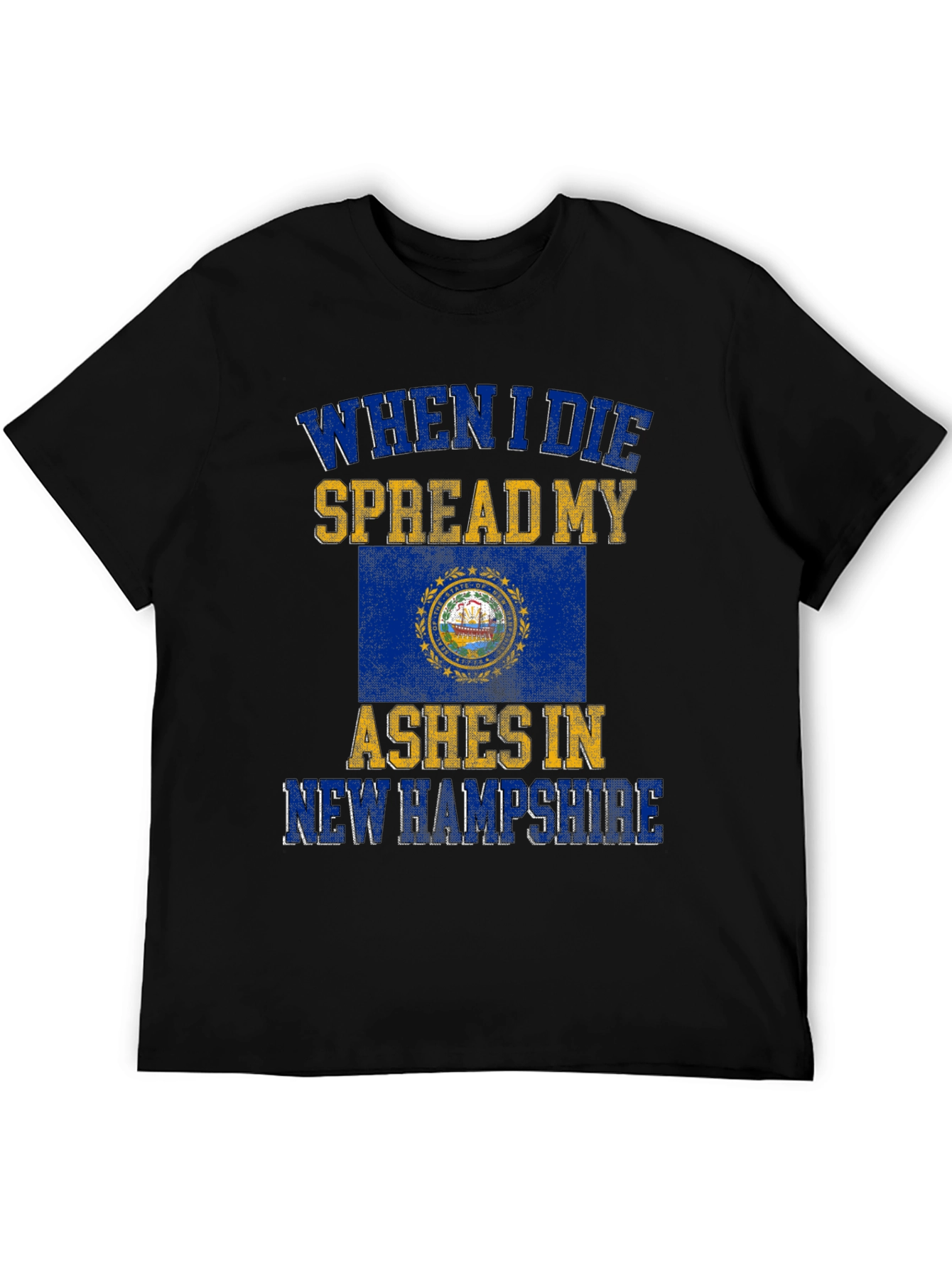 New Hampshire Ashes T-Shirt - Funny State Pride Tee