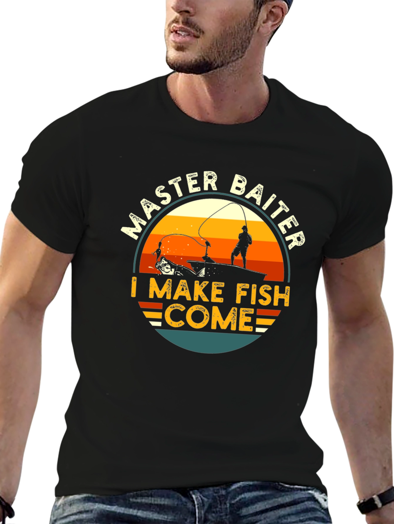 Master Baiter T-Shirt - Funny Fishing Tee