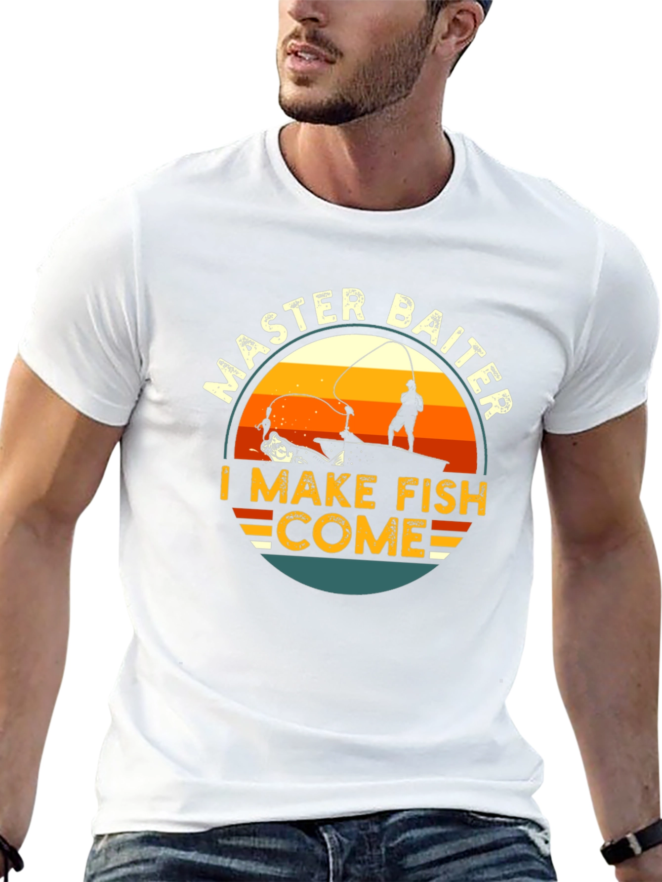 Master Baiter T-Shirt - Funny Fishing Tee