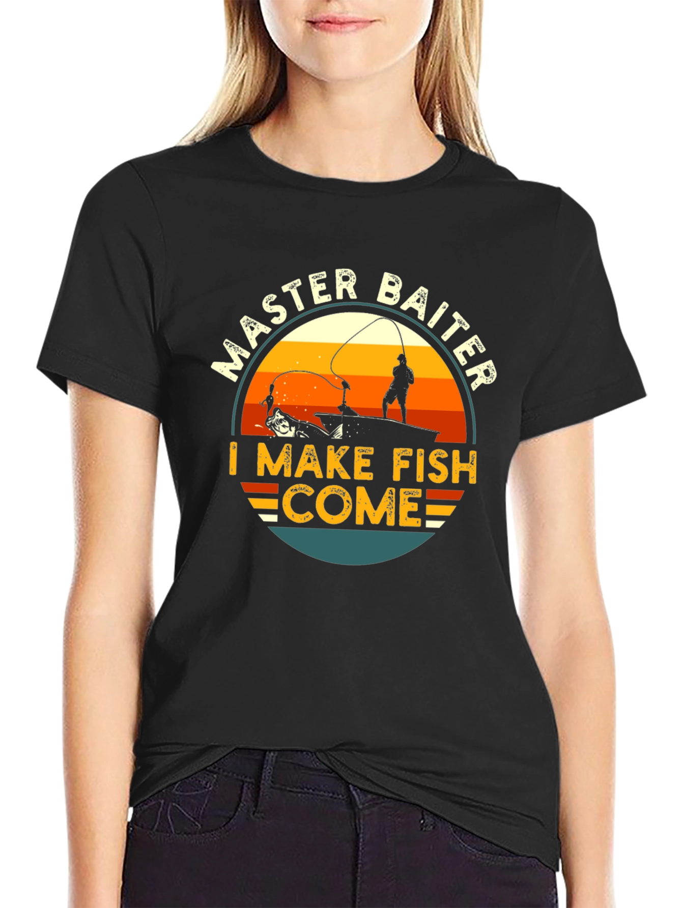 Master Baiter T-Shirt - Funny Fishing Tee