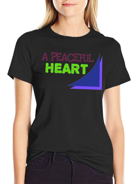 A Peaceful Heart Graphic Tee