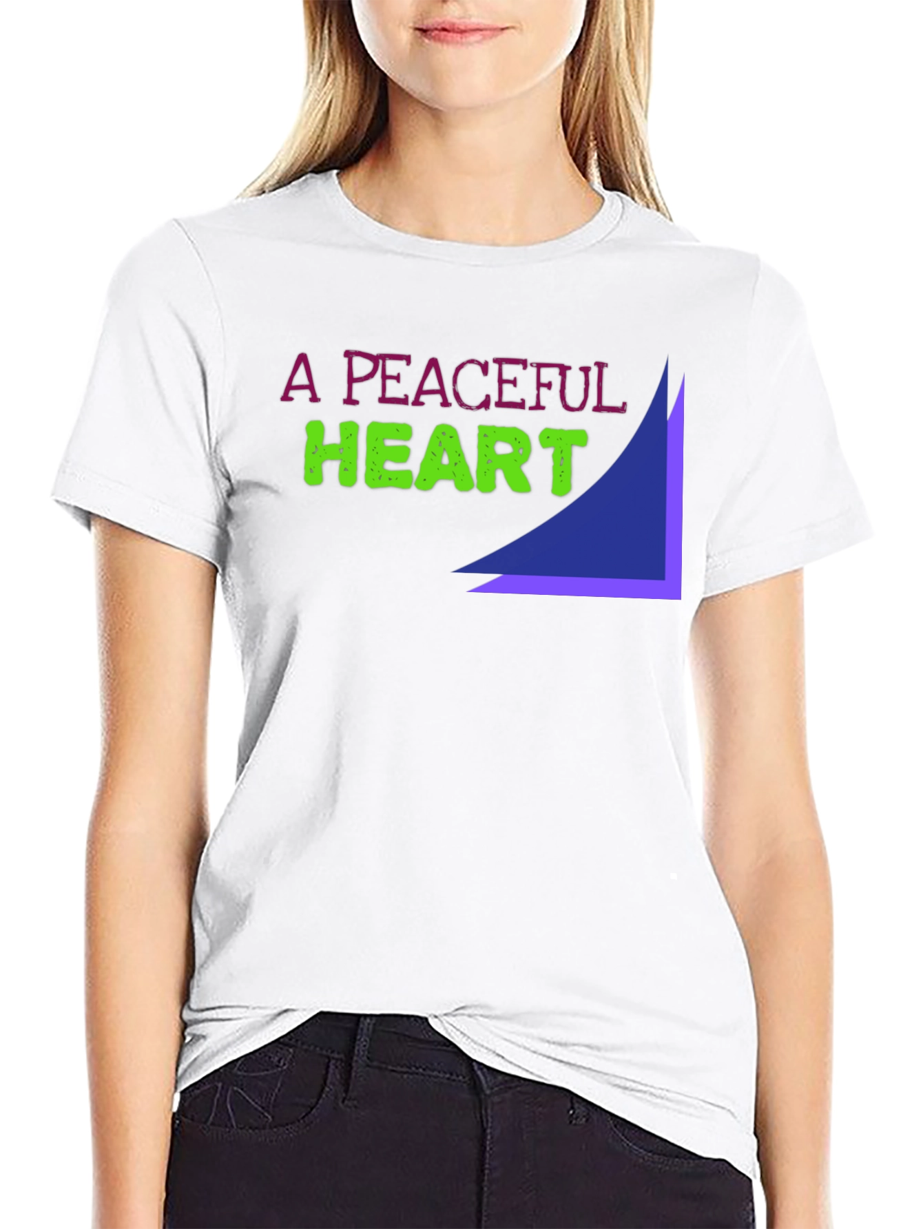 A Peaceful Heart Graphic Tee
