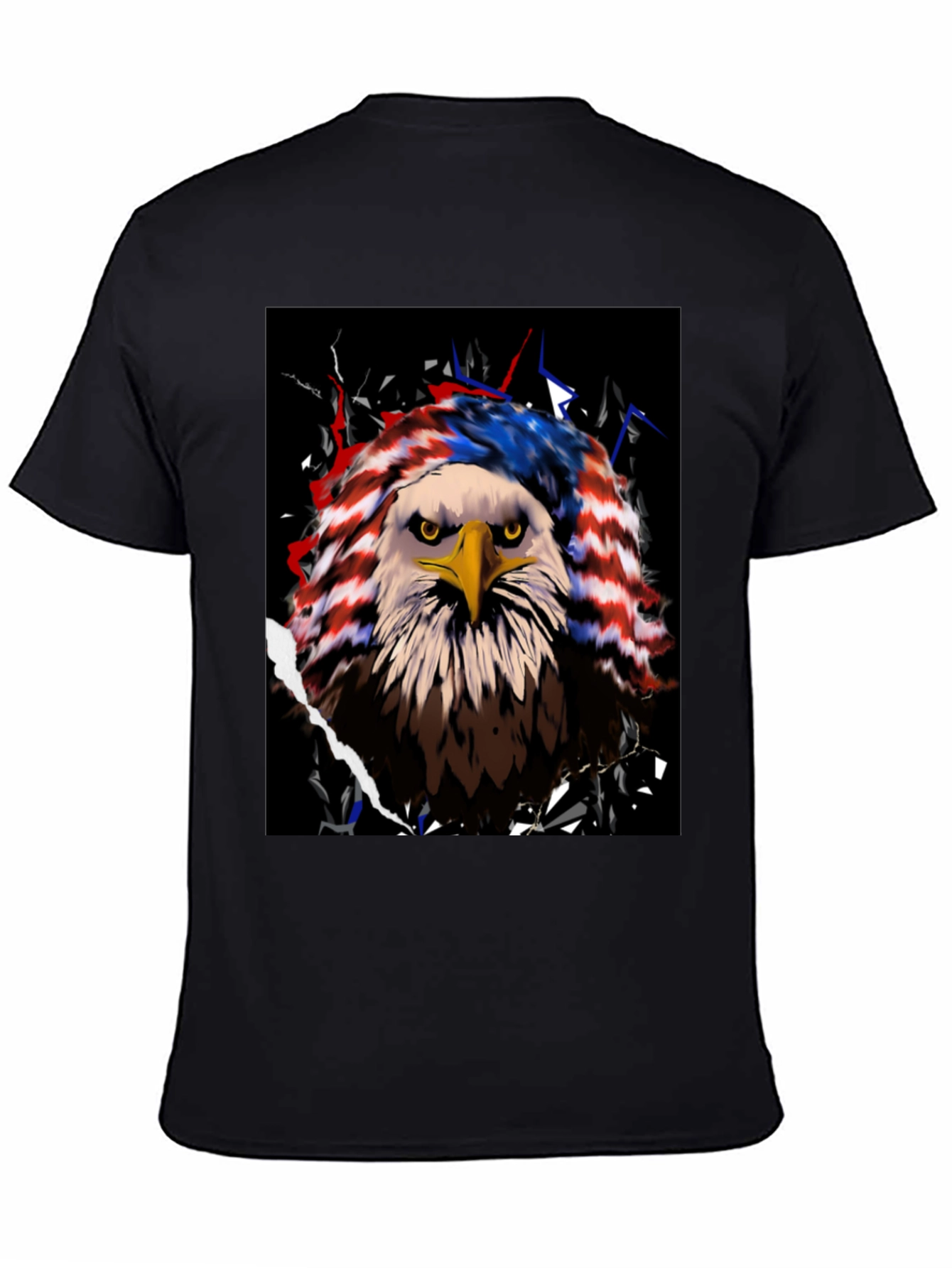 Eagle Flag Graphic Tee - Patriotic USA Pride