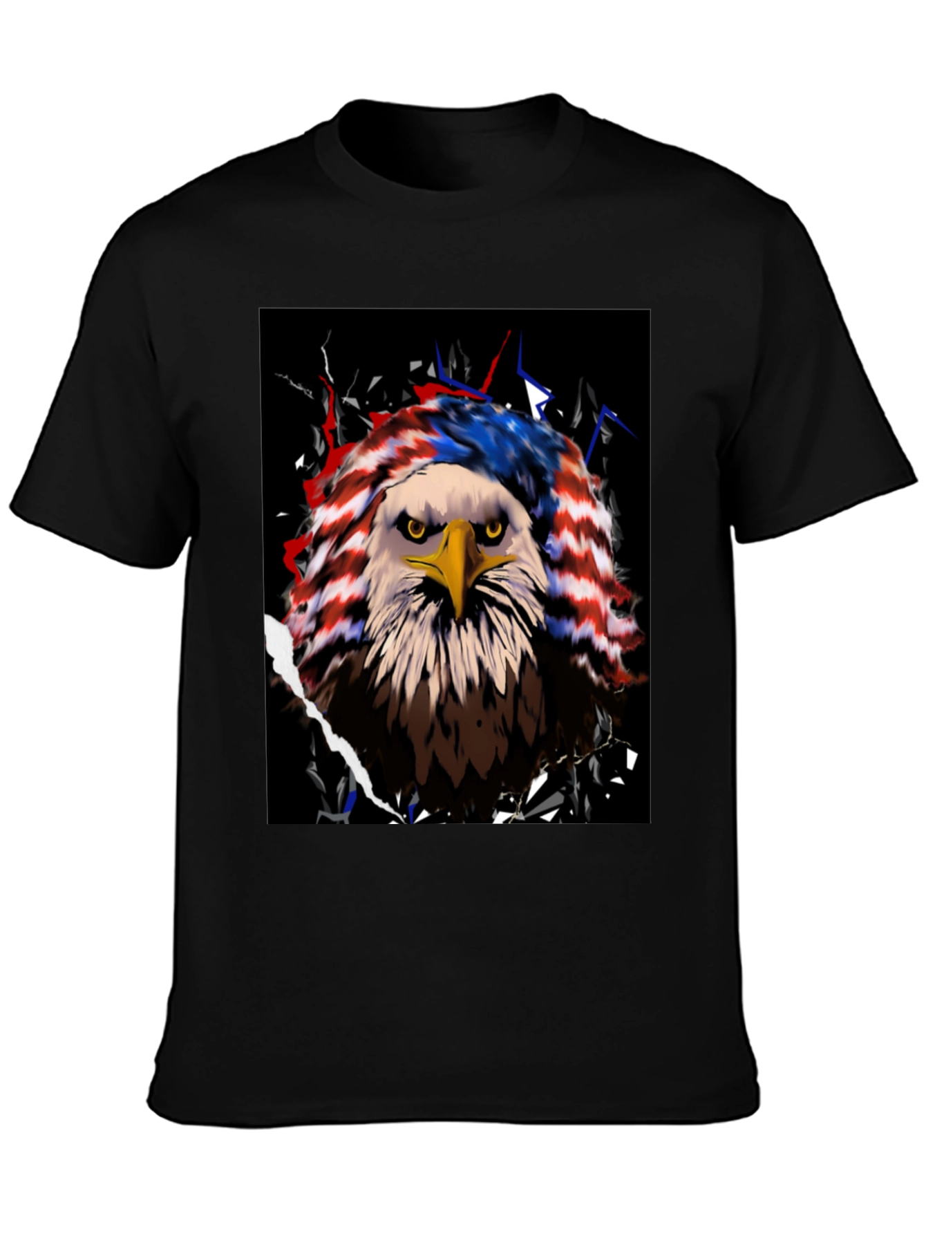 Eagle Flag Graphic Tee - Patriotic USA Pride