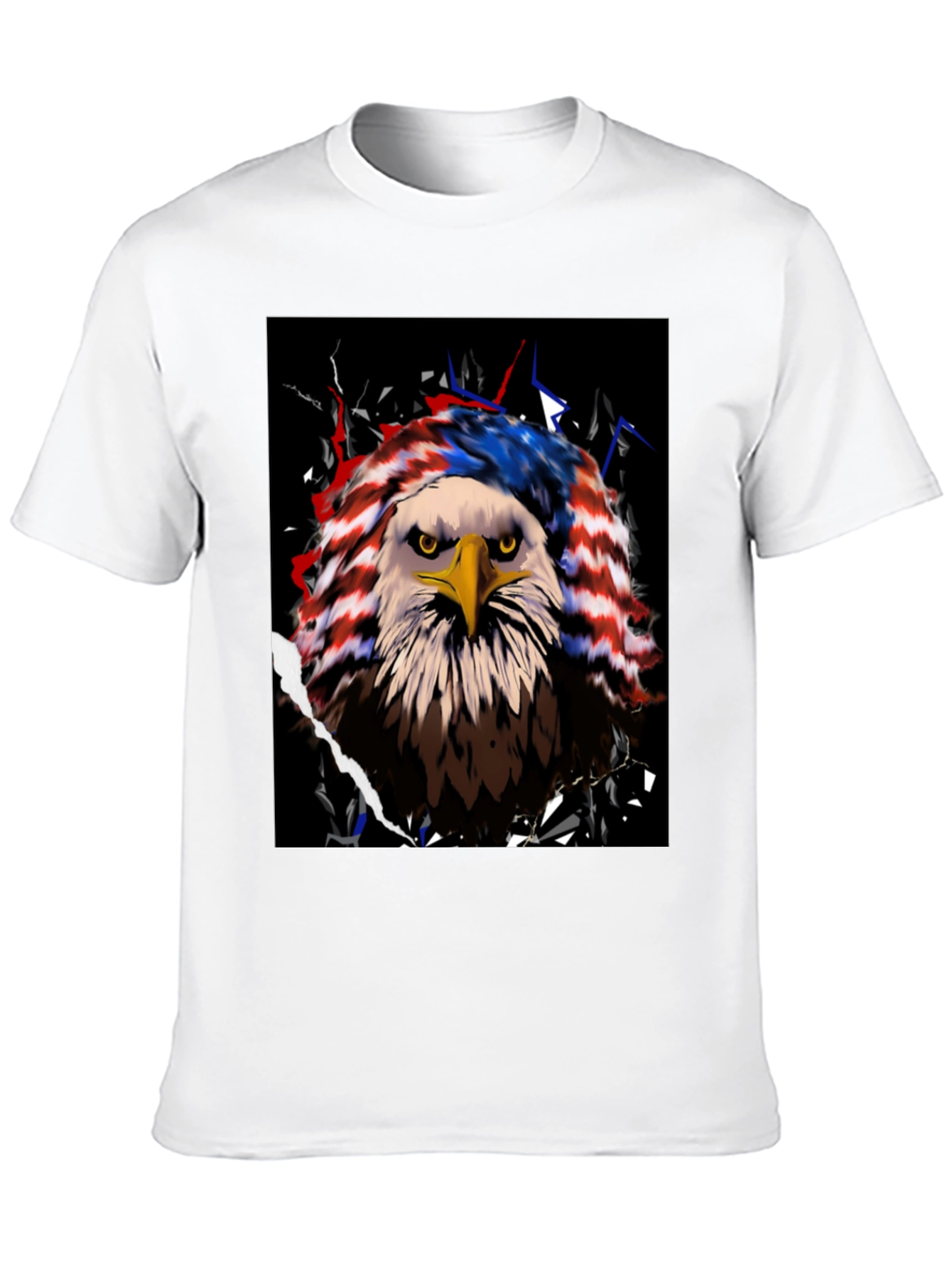 Eagle Flag Graphic Tee - Patriotic USA Pride