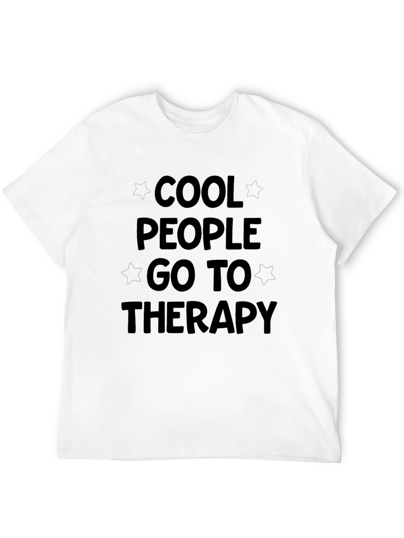 Cool People Go To Therapy Black T-Shirt