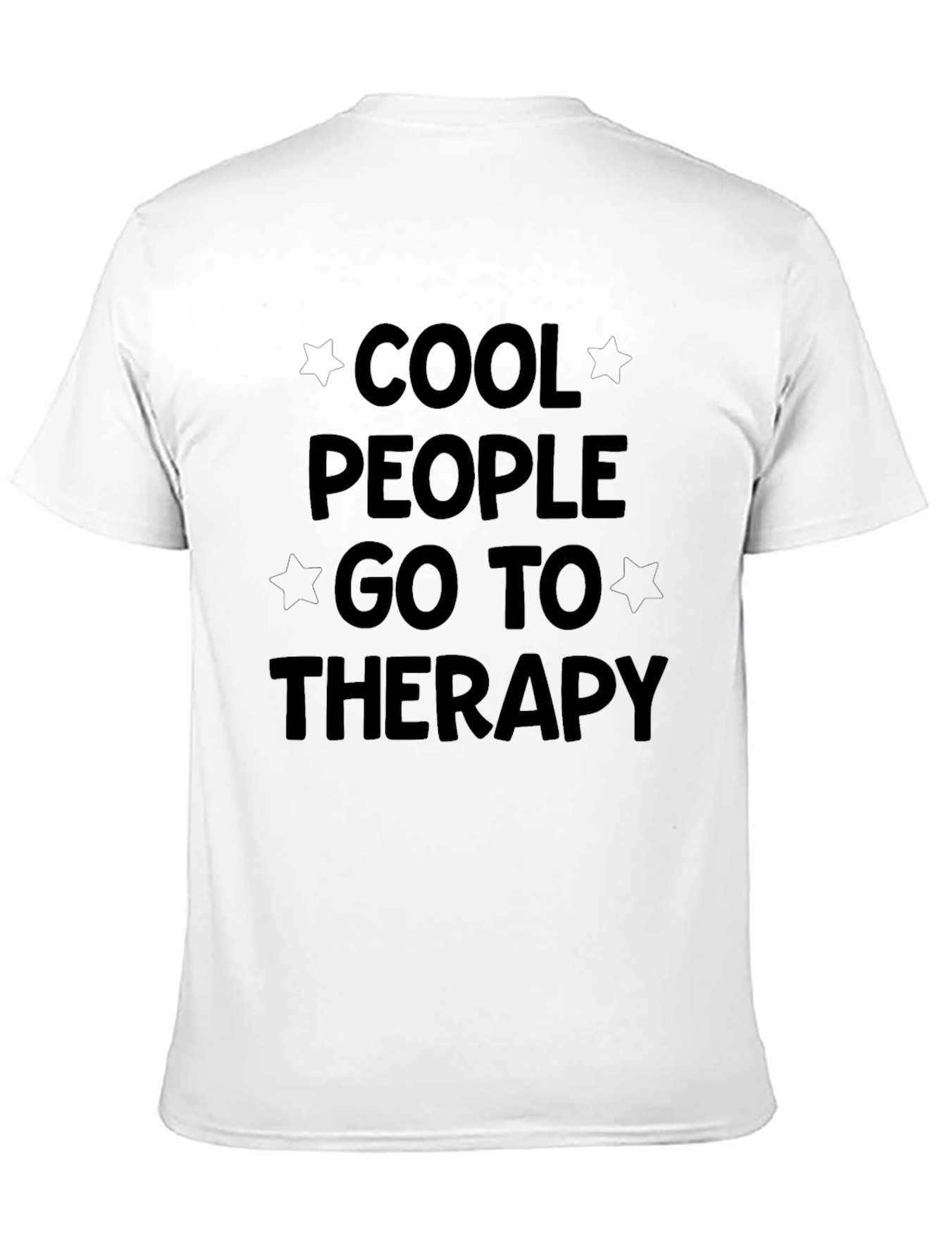 Cool People Go To Therapy Black T-Shirt