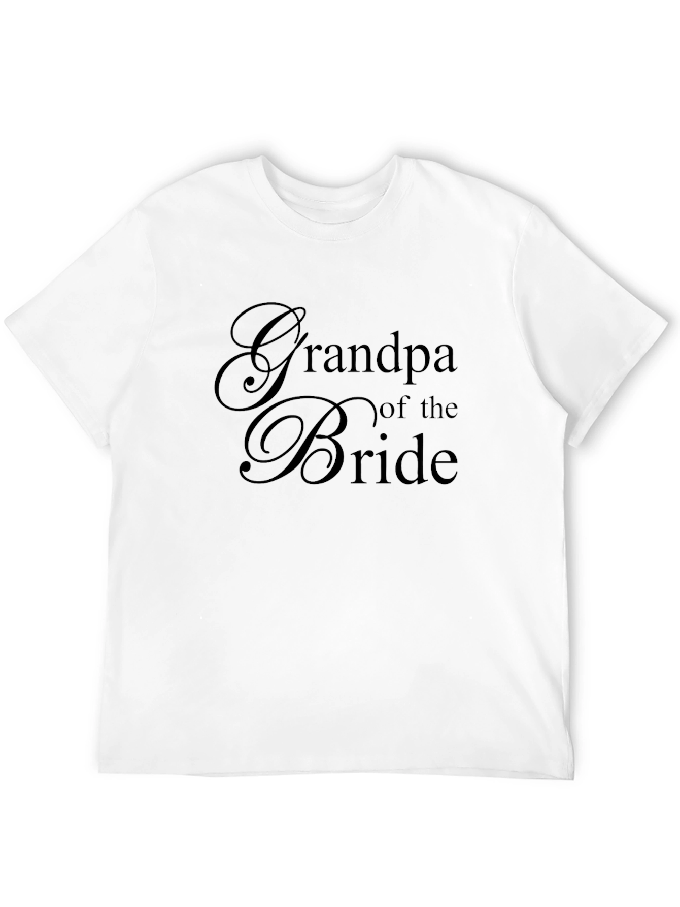 Grandpa of the Bride Wedding T-Shirt