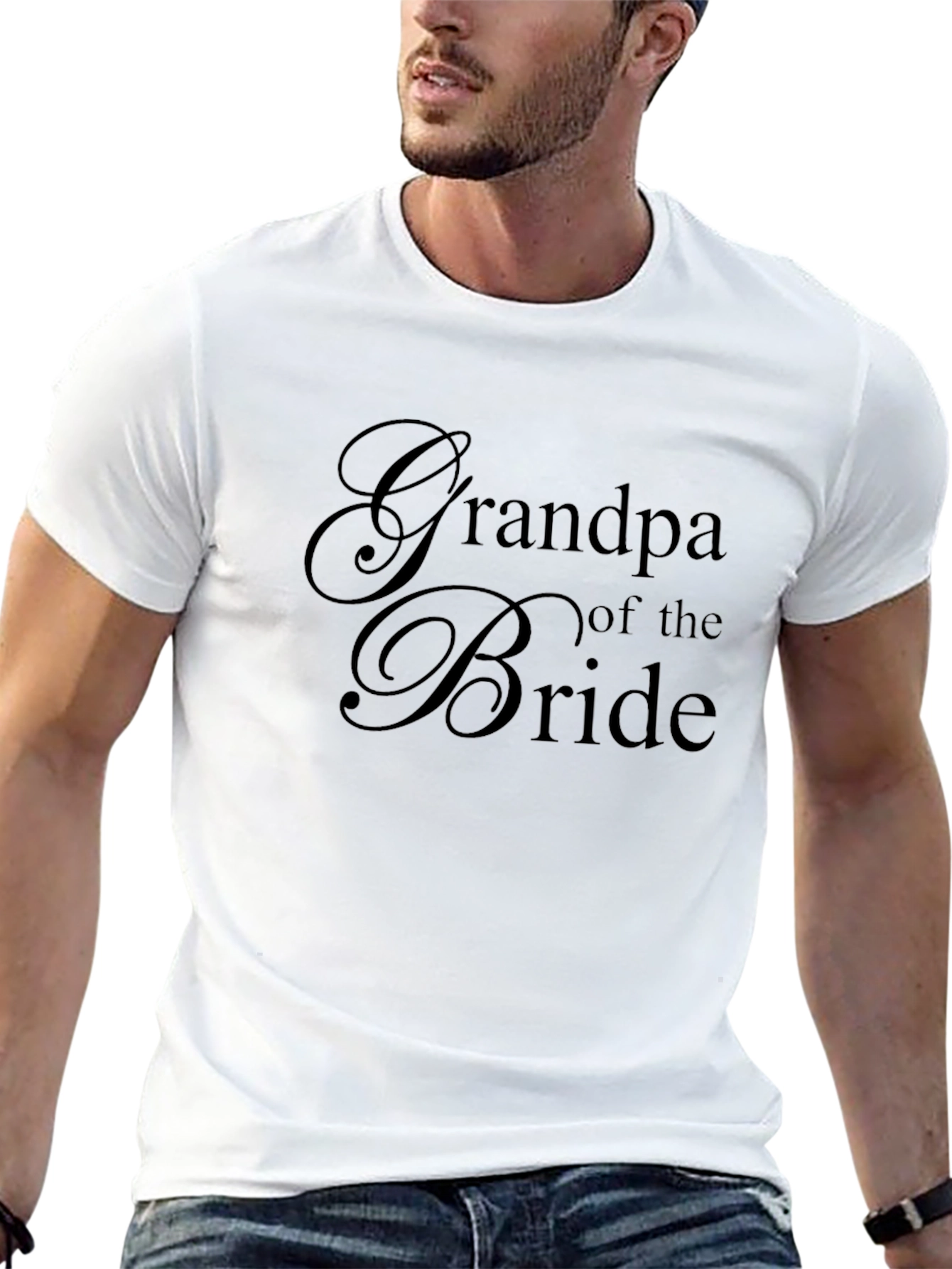 Grandpa of the Bride Wedding T-Shirt