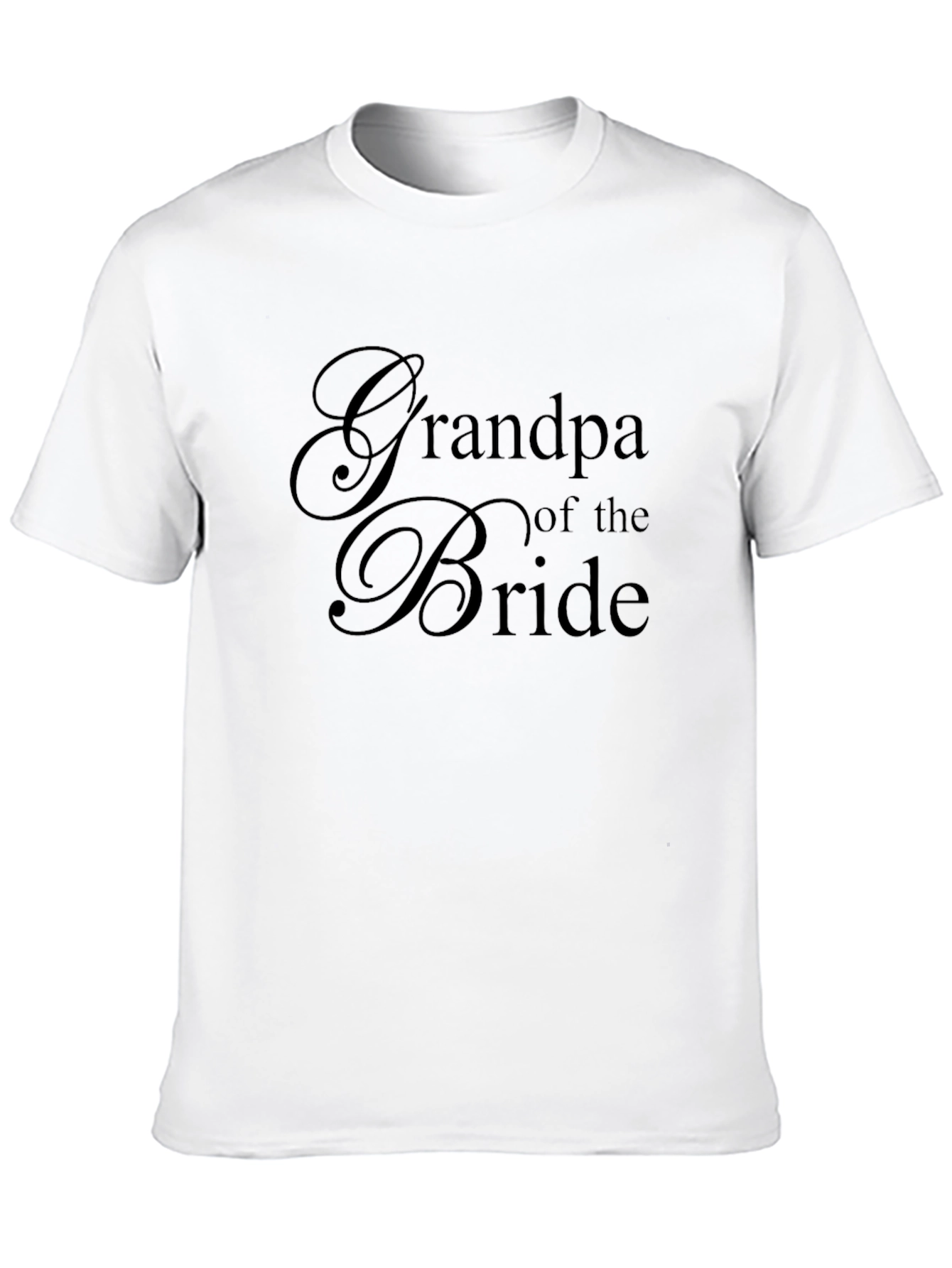 Grandpa of the Bride Wedding T-Shirt