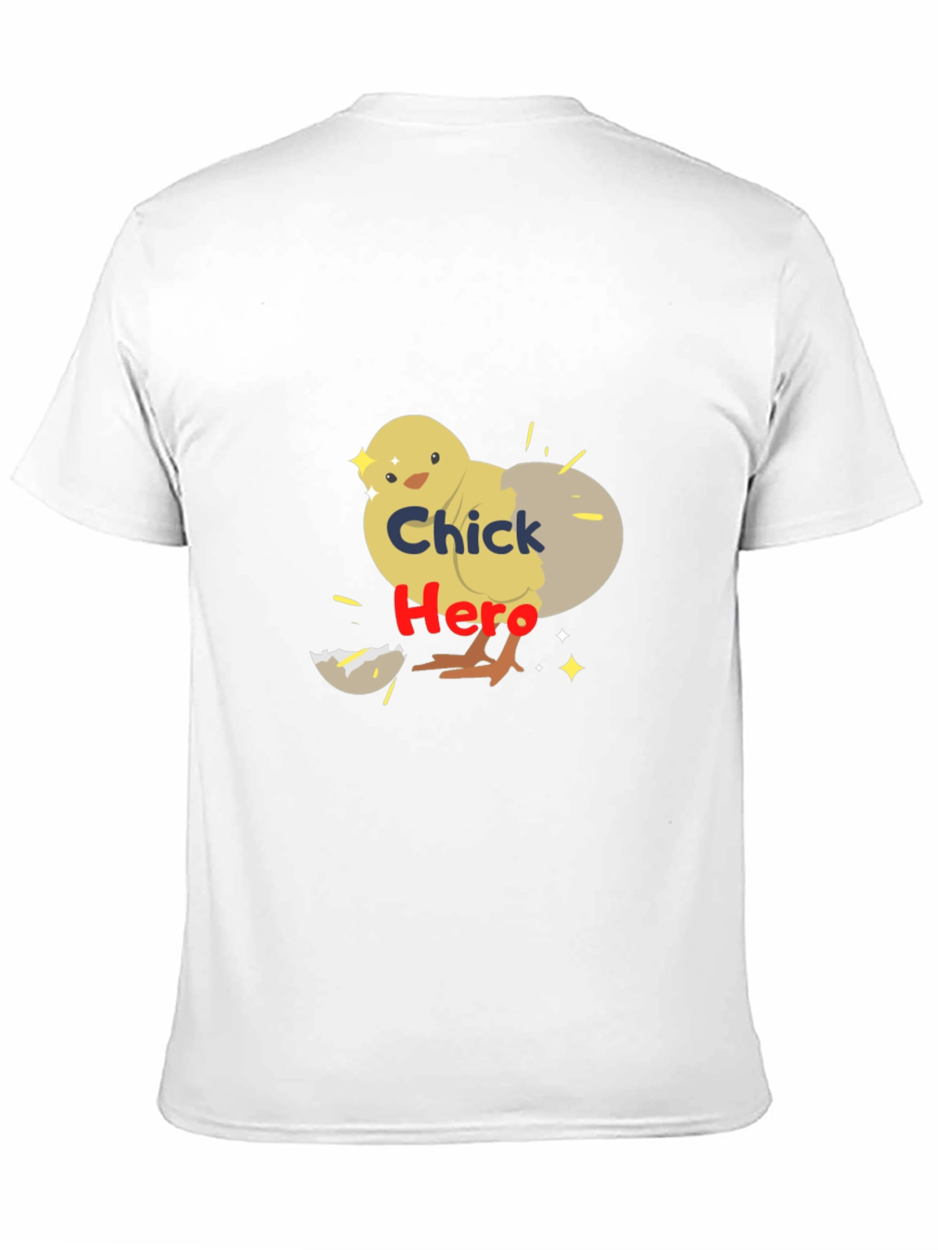 Chick Hero Graphic Tee - Black Cotton T-Shirt