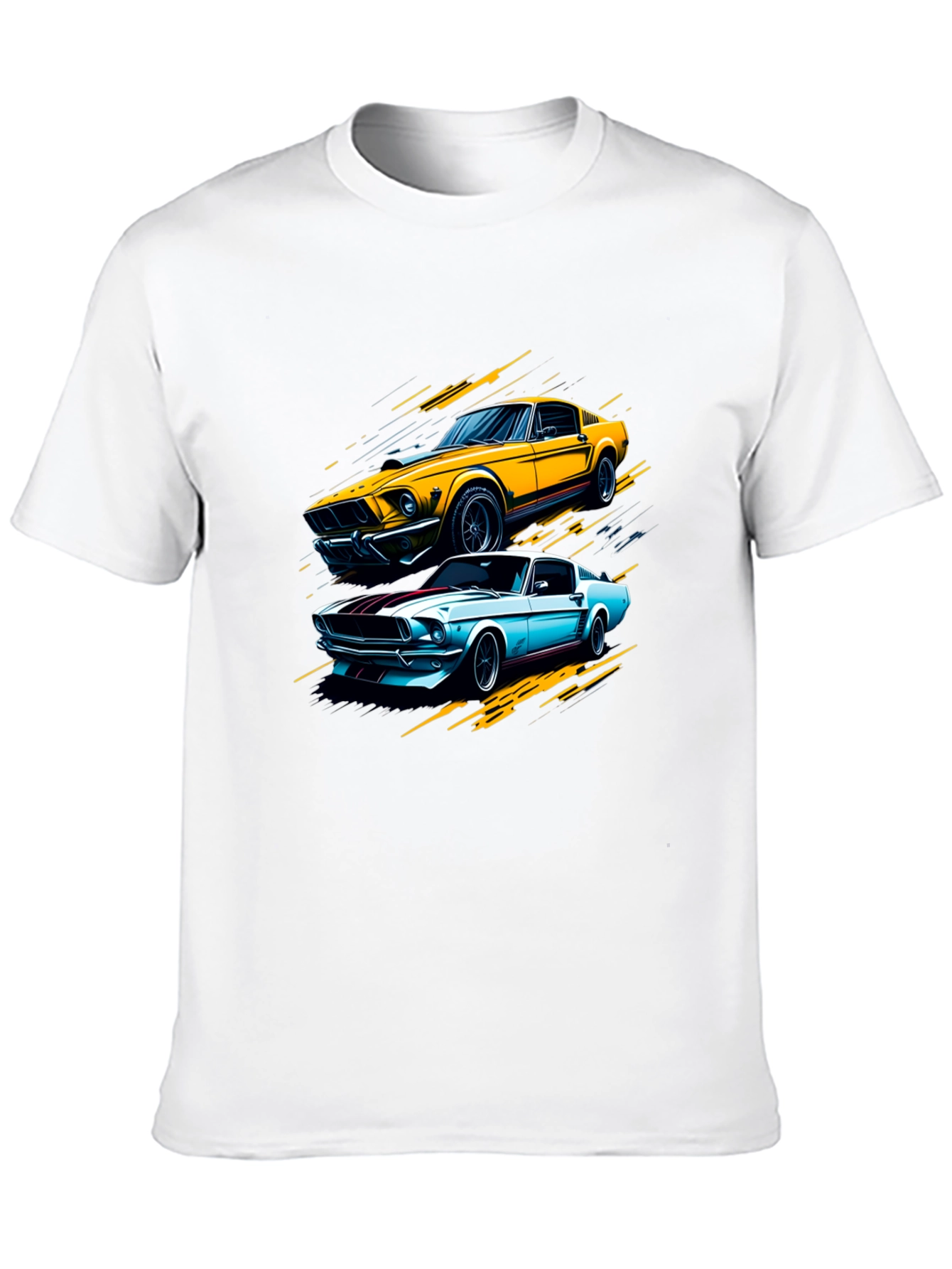 Classic Car Graphic Tee - Black