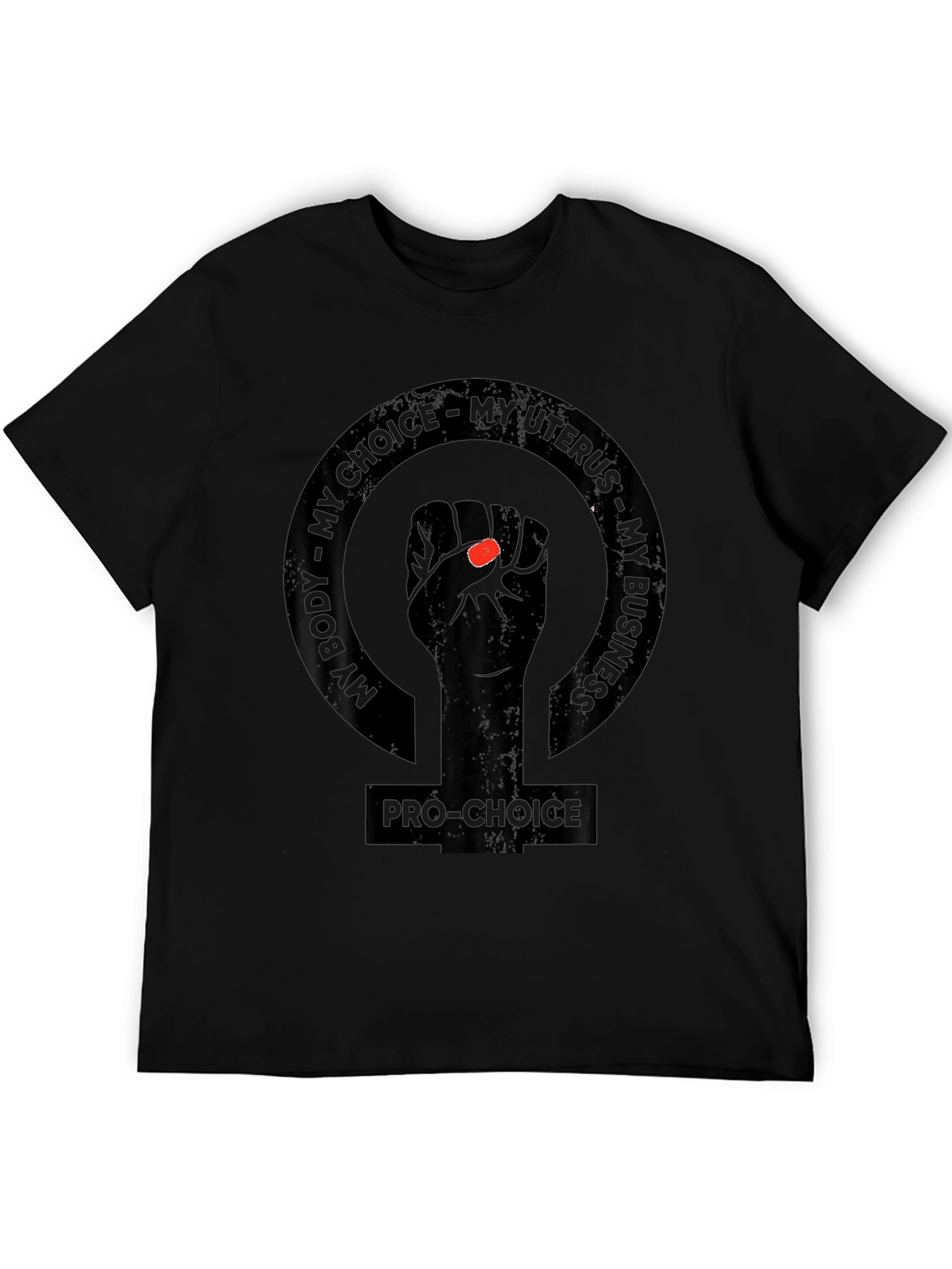 Pro-Choice My Body My Choice Black T-Shirt
