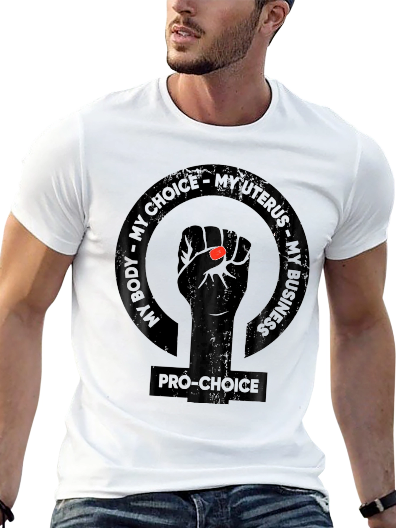 Pro-Choice My Body My Choice Black T-Shirt