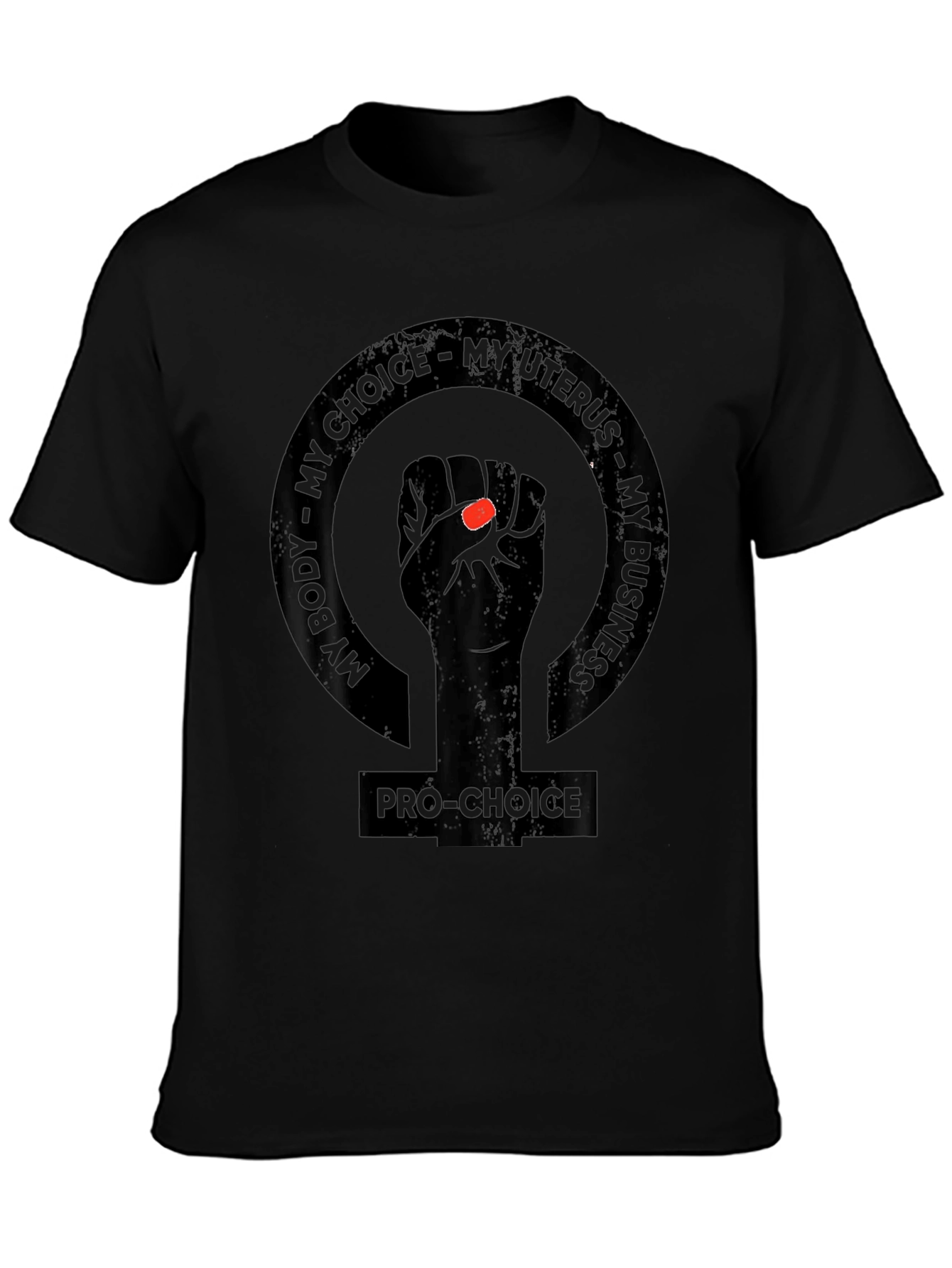 Pro-Choice My Body My Choice Black T-Shirt