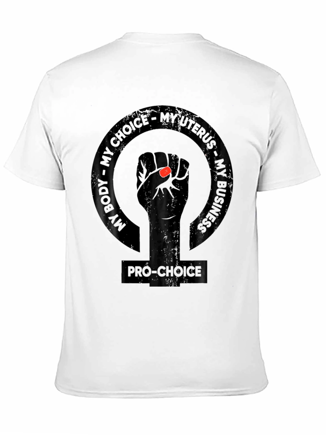 Pro-Choice My Body My Choice Black T-Shirt