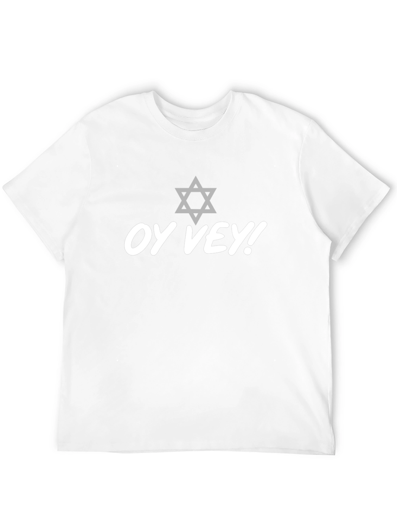 Oy Vey! T-Shirt with Star of David - Mens