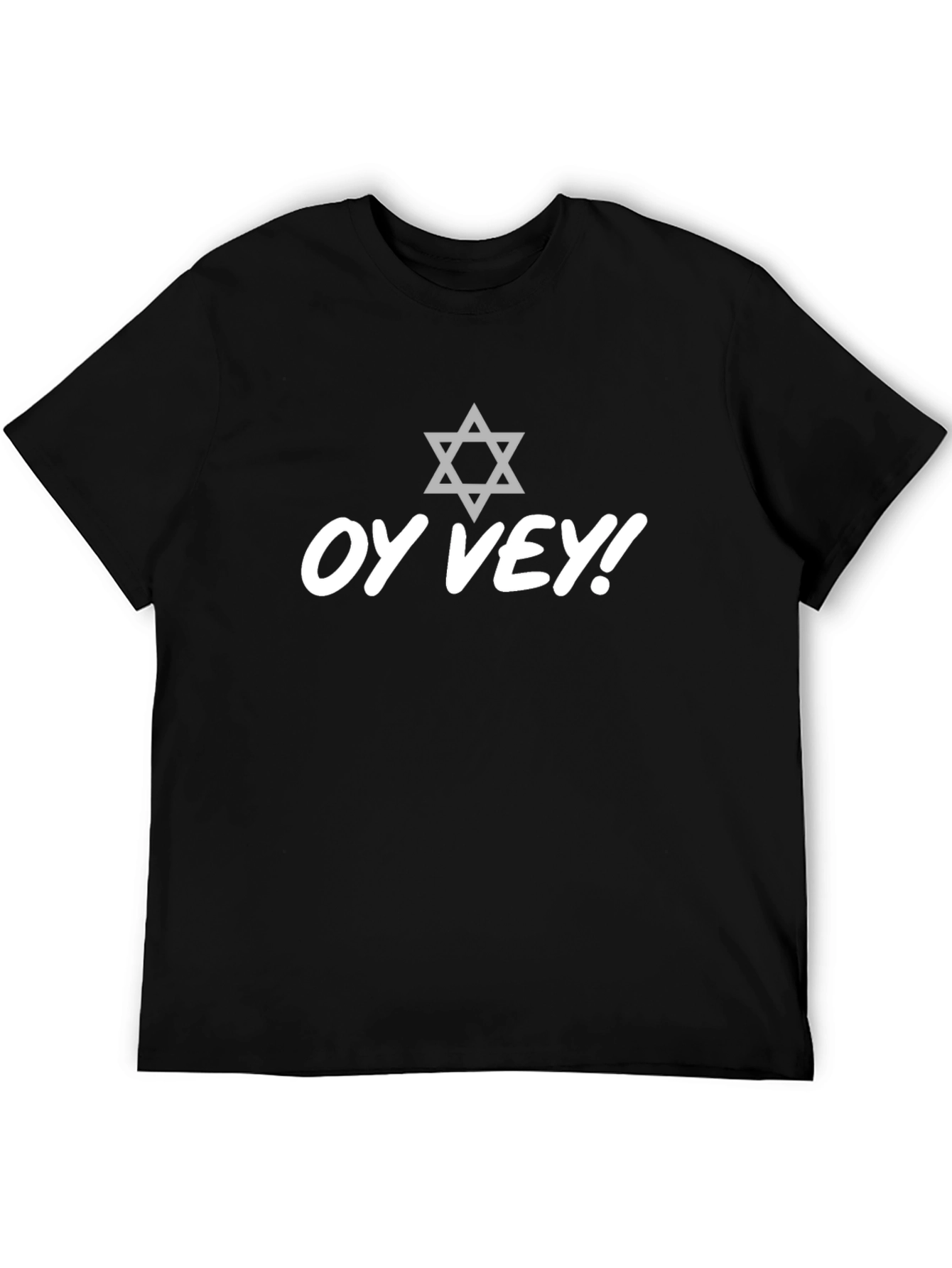 Oy Vey! T-Shirt with Star of David - Mens
