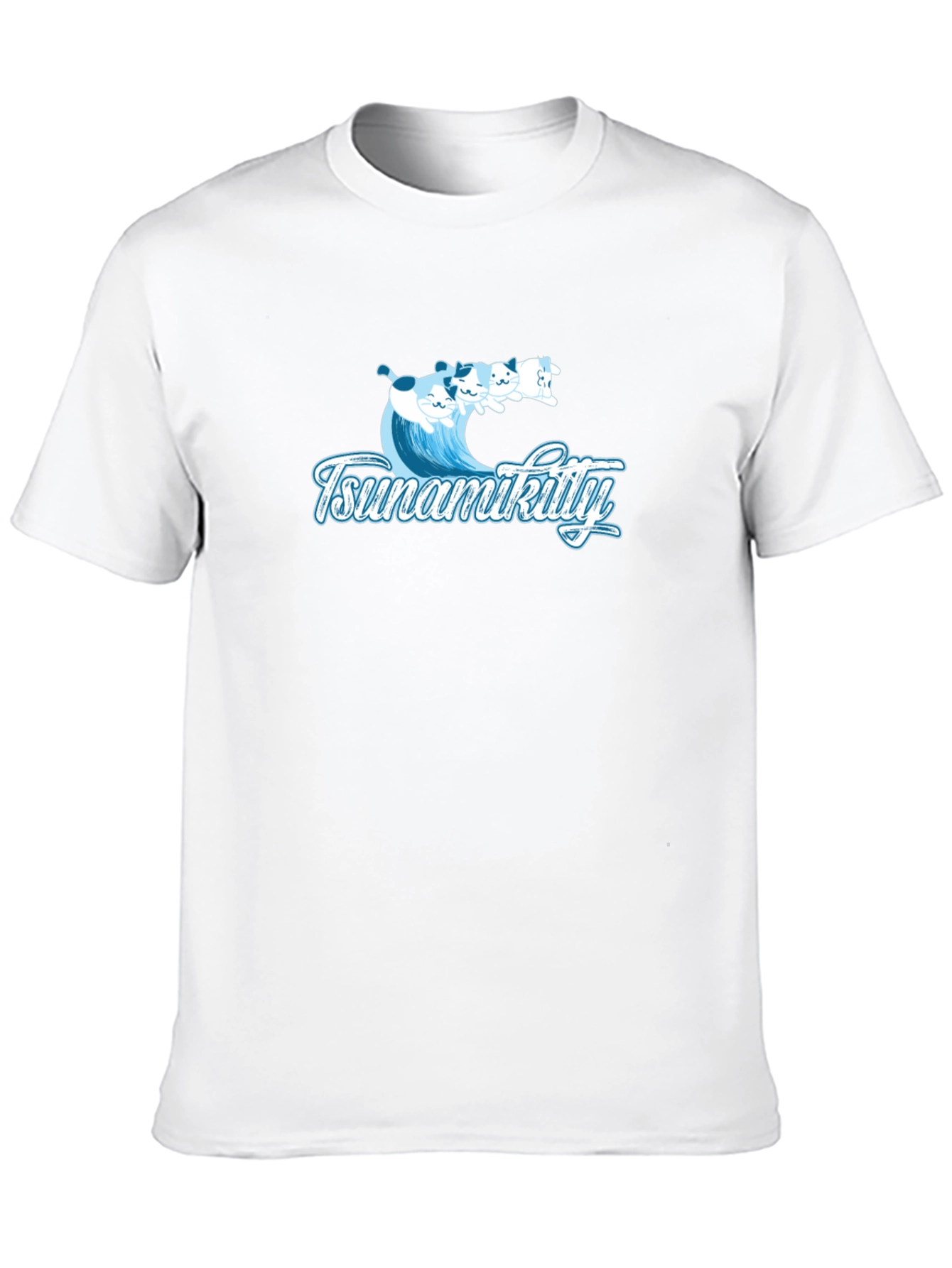Tsunamikitty Black Graphic Tee