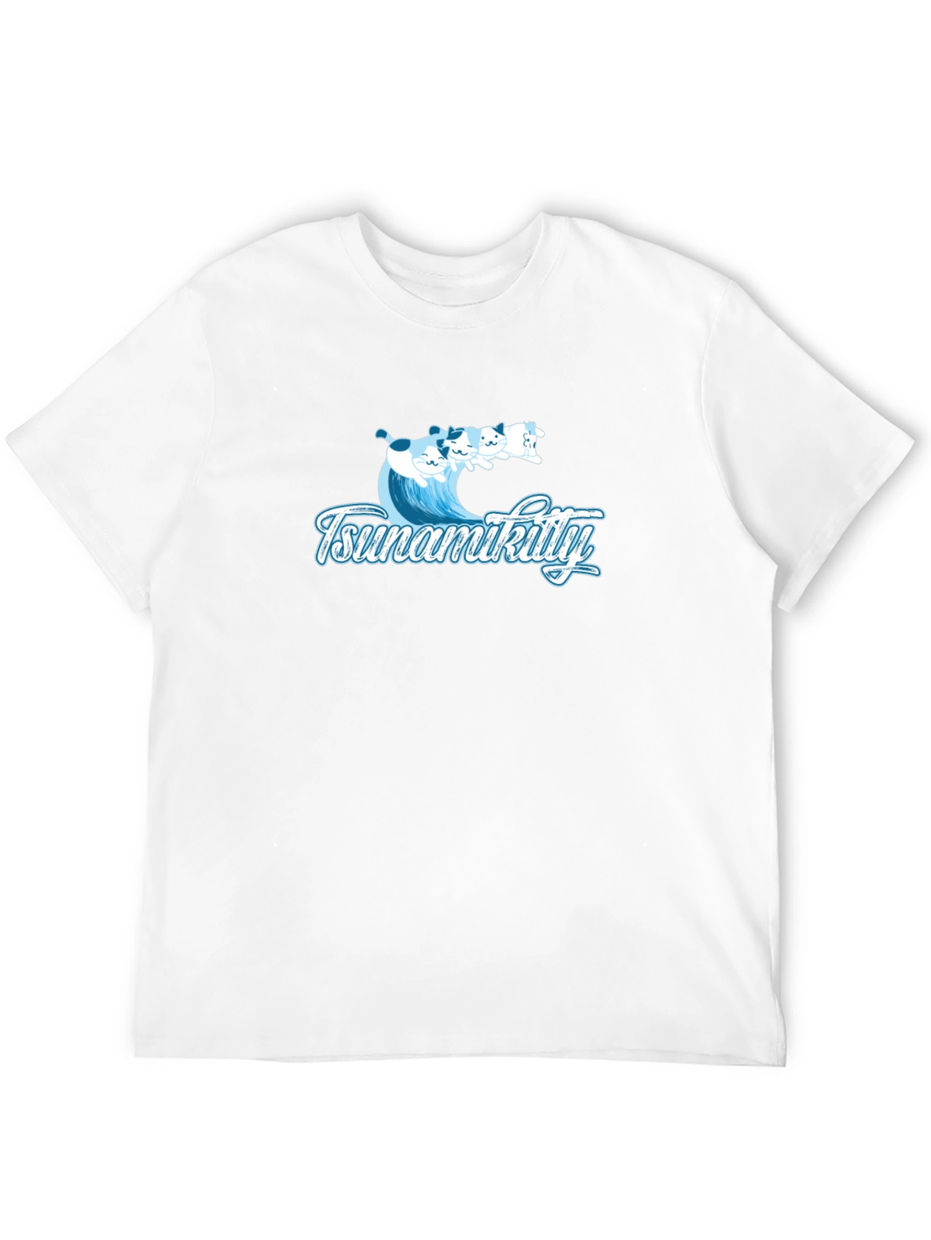 Tsunamikitty Black Graphic Tee