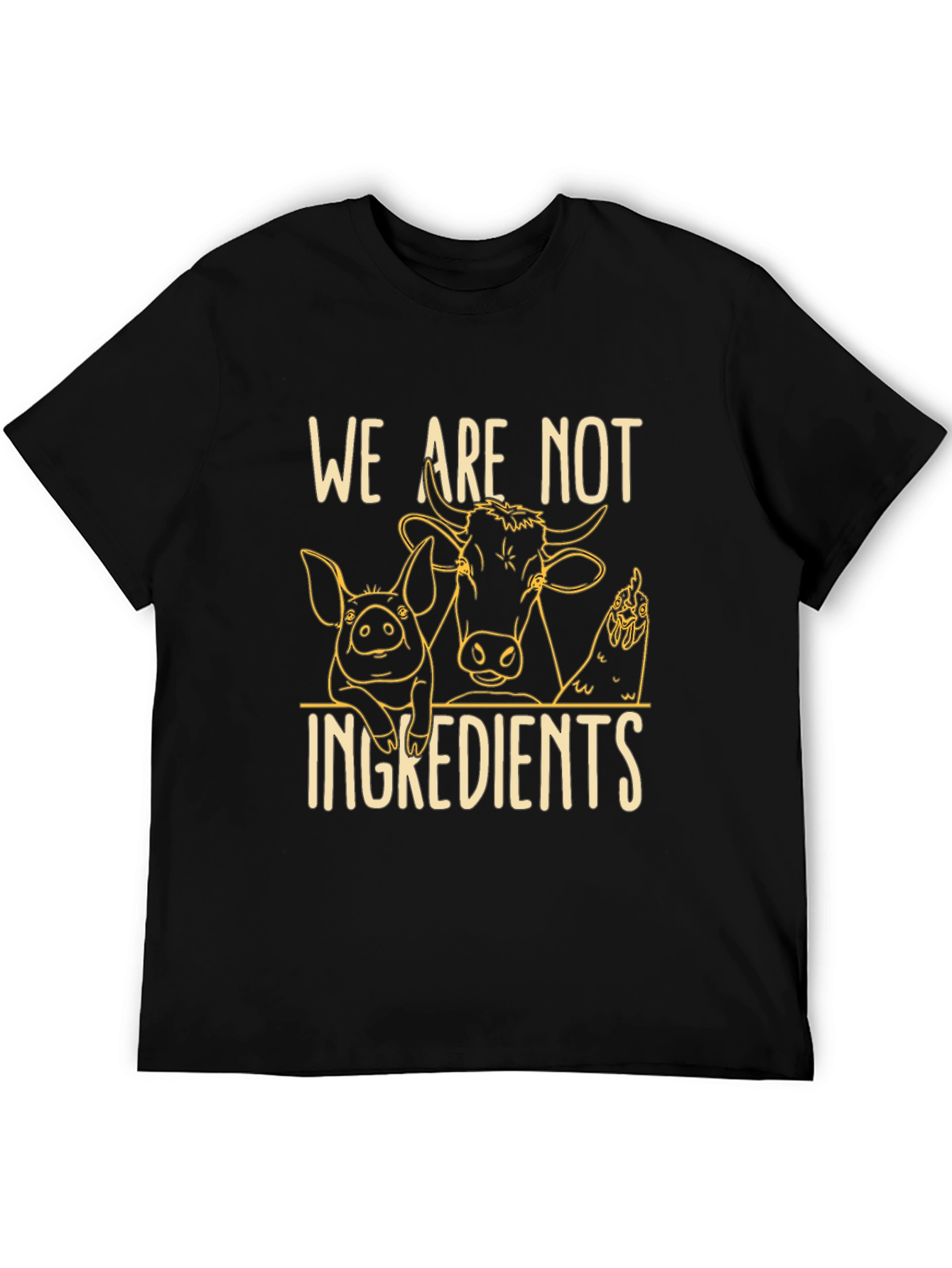 Vegan Statement T-Shirt: We Are Not Ingredients