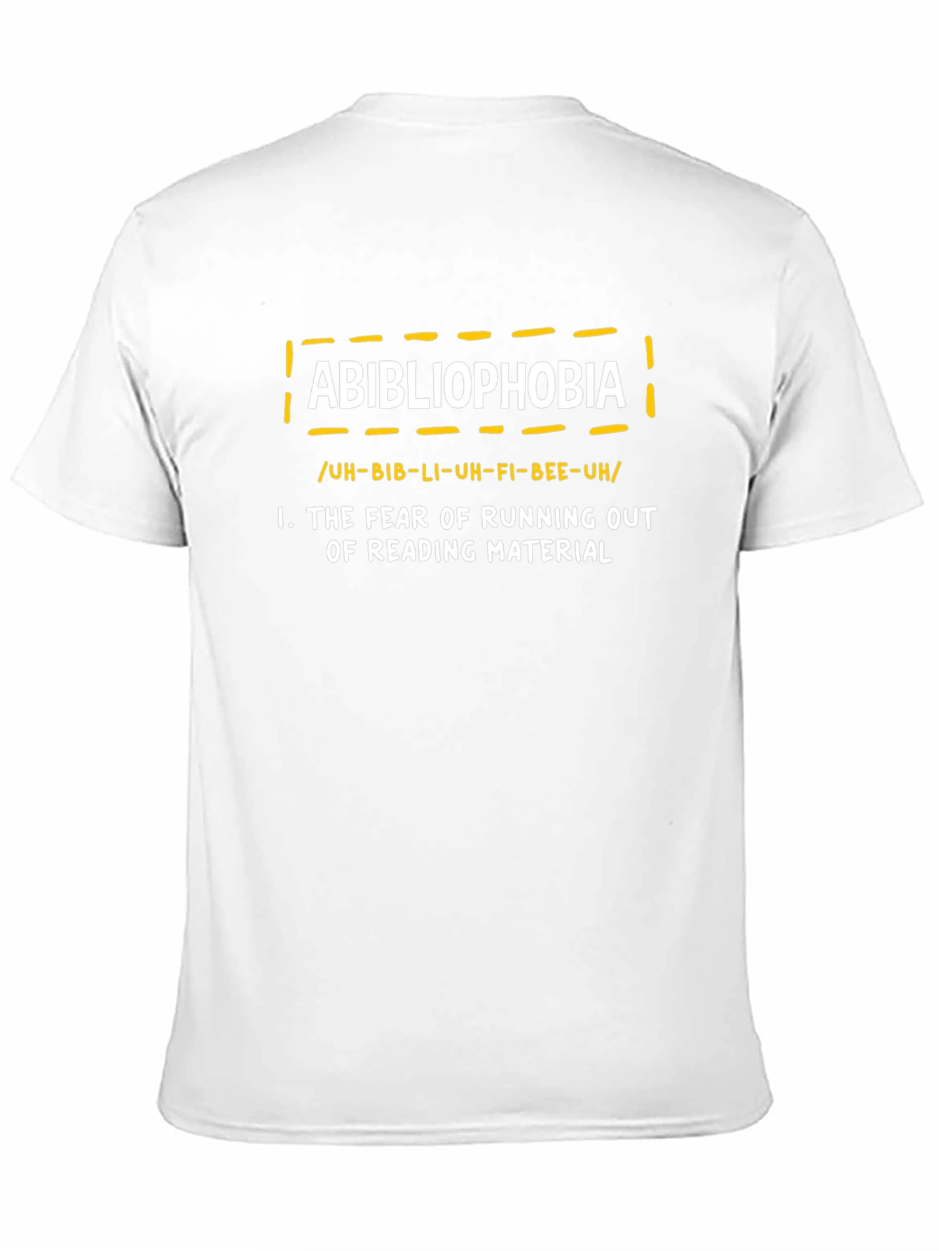 Abibliophobia T-Shirt - Funny Book Lover Gift